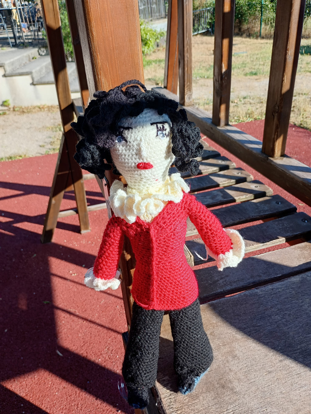 Poupe exsclusive crochet George Sand 55cm