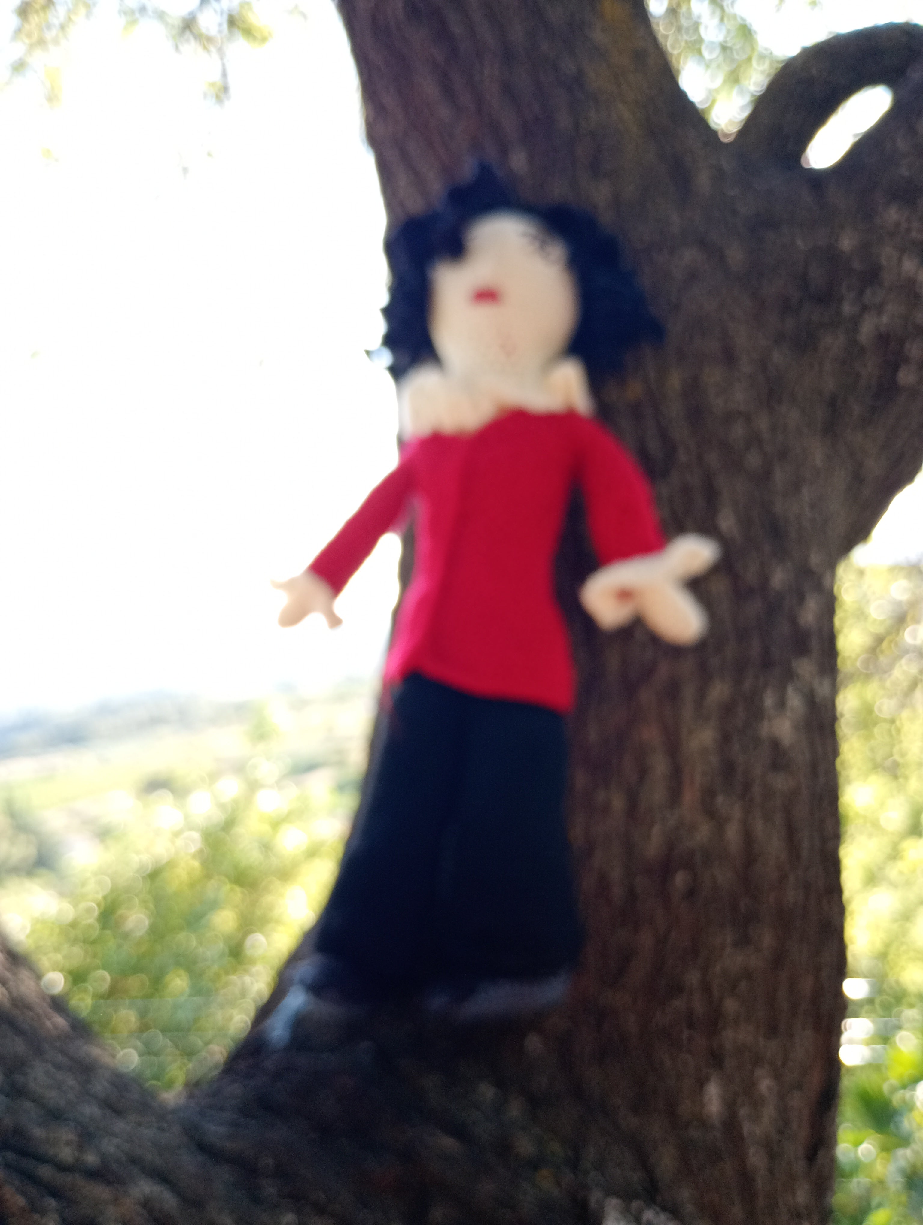 Poupe exsclusive crochet George Sand 55cm