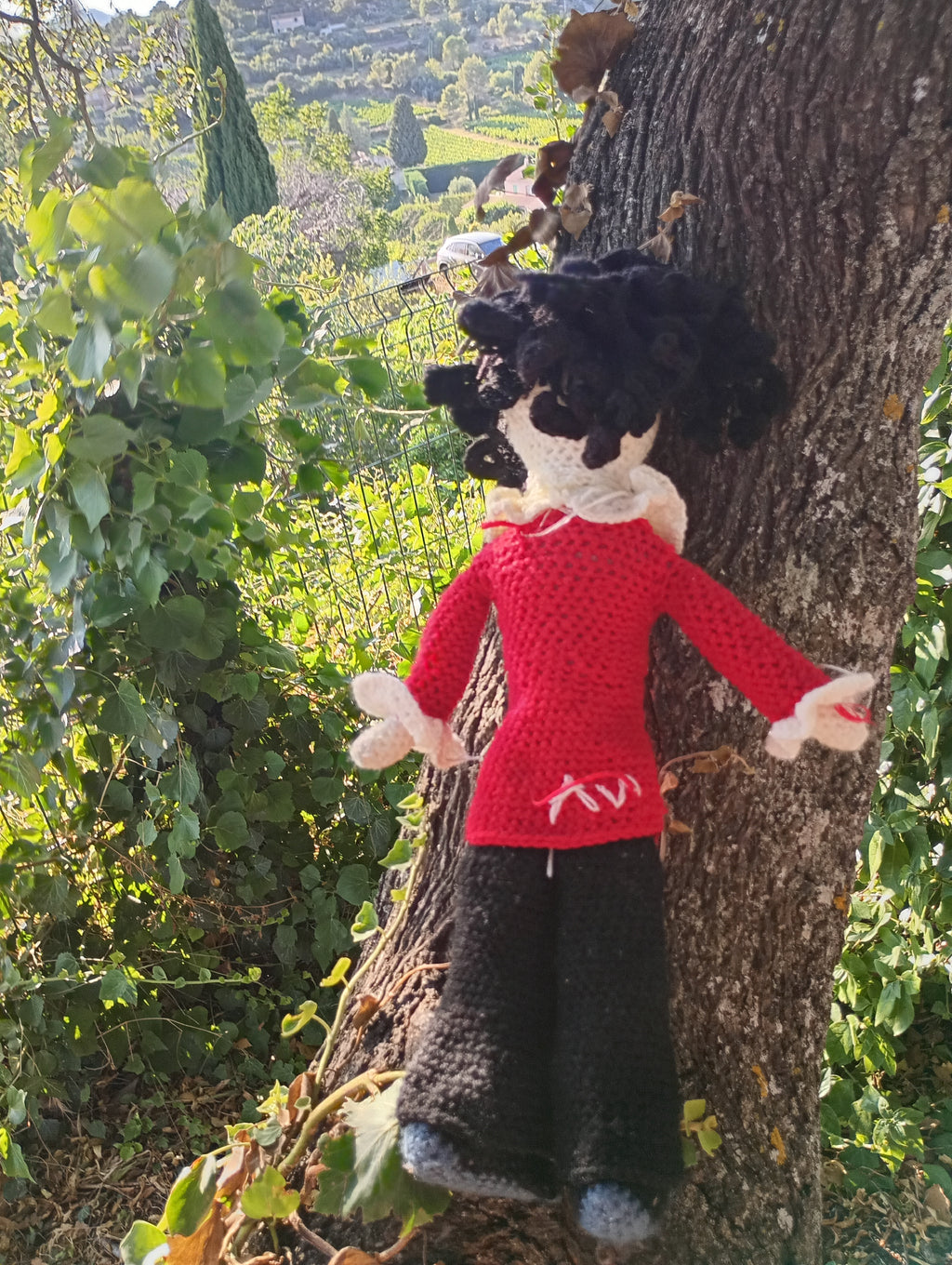 Poupe exsclusive crochet George Sand 55cm