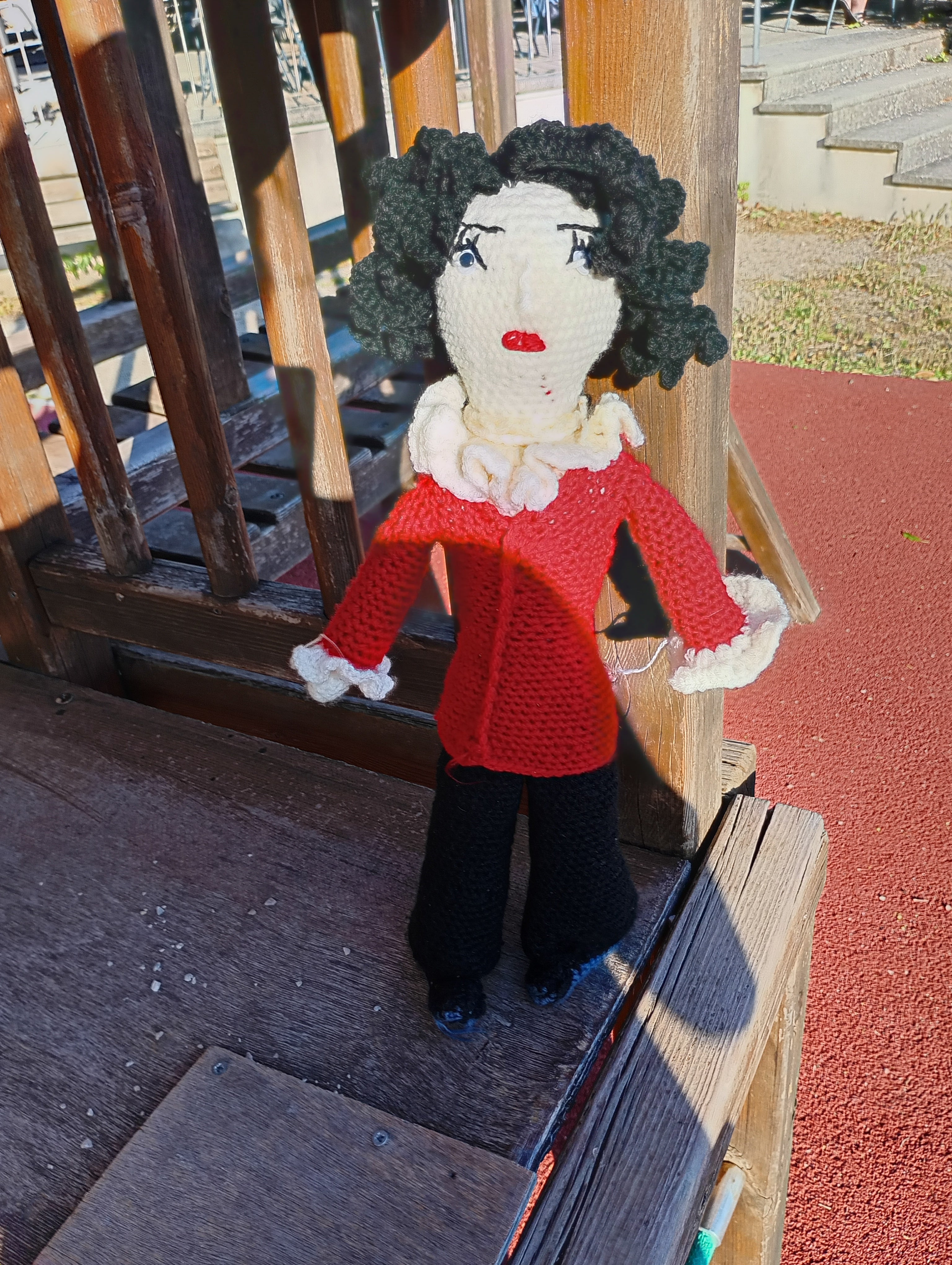 Poupe exsclusive crochet George Sand 55cm