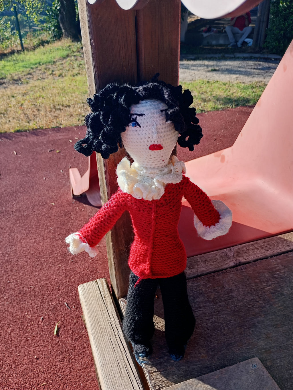 Poupe exsclusive crochet George Sand 55cm