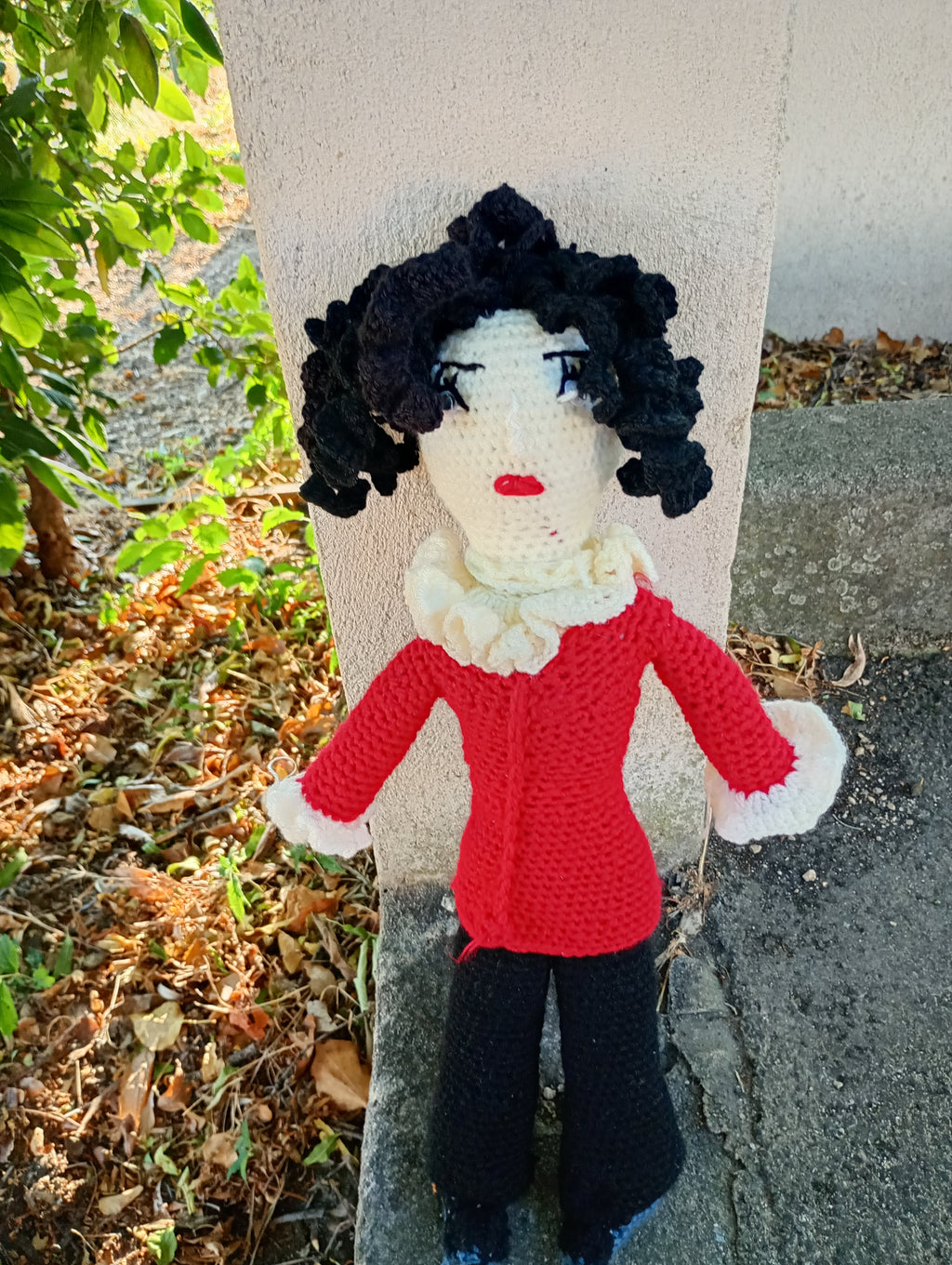 Poupe exsclusive crochet George Sand 55cm