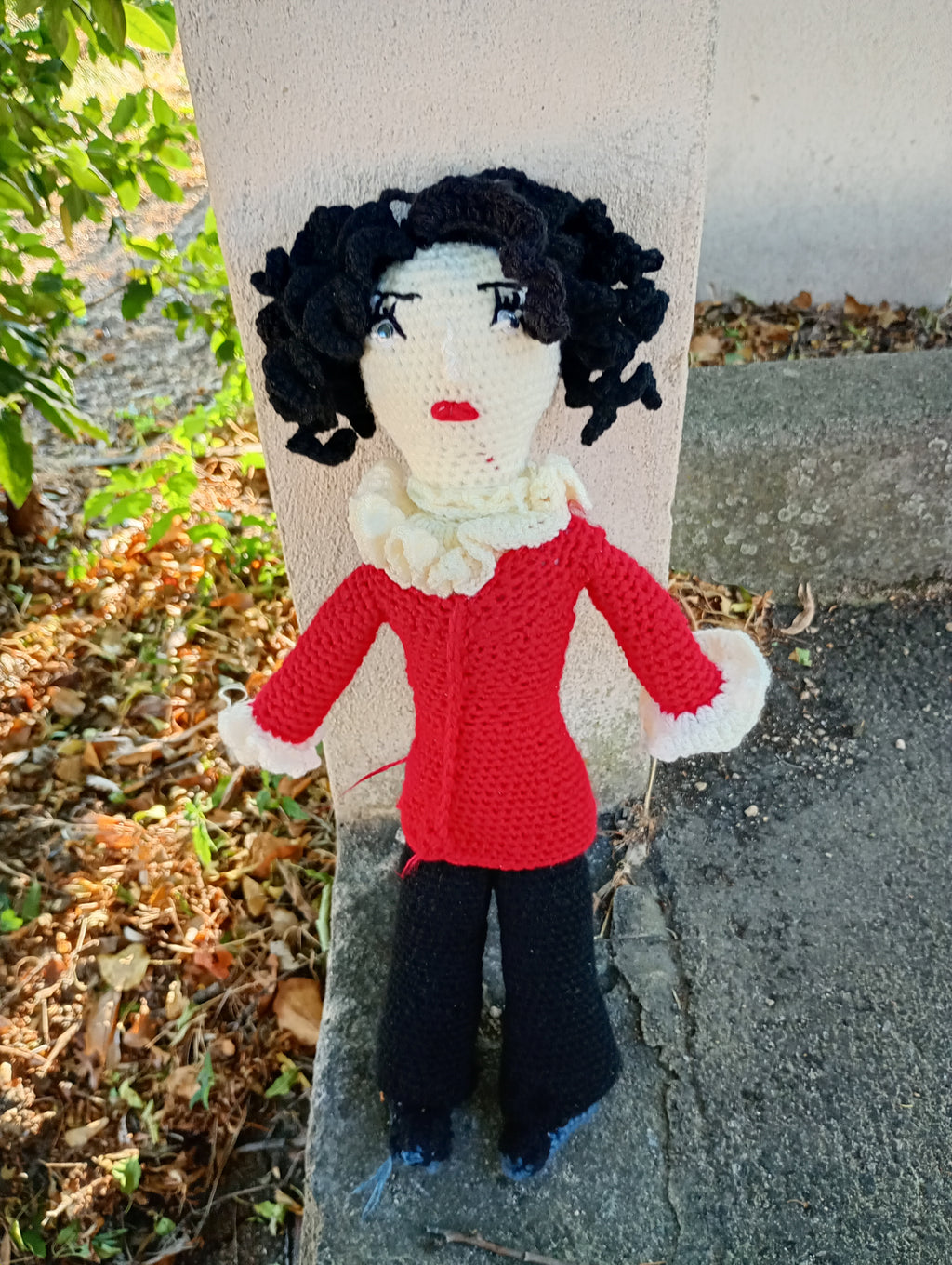 Poupe exsclusive crochet George Sand 55cm