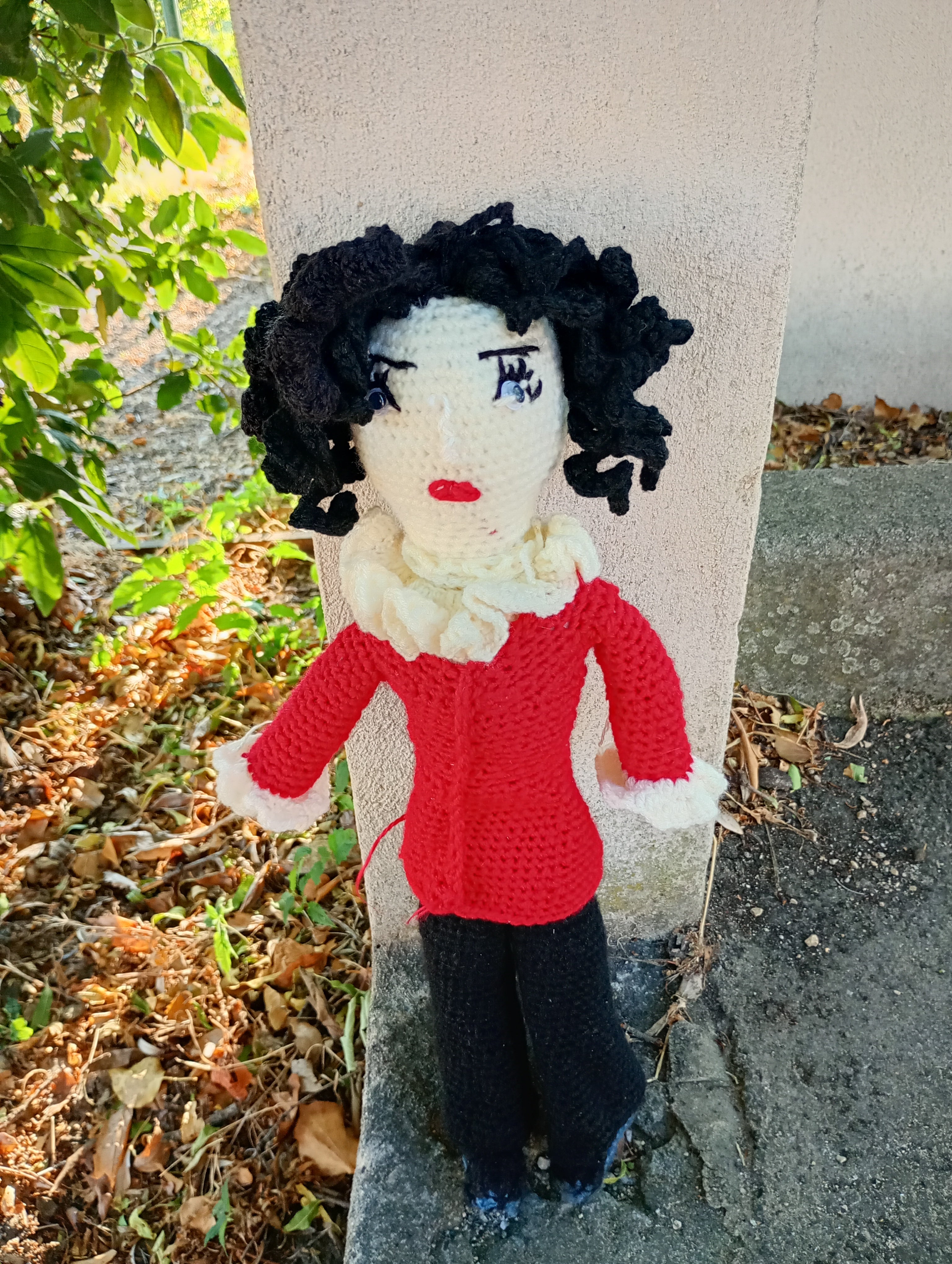 Poupe exsclusive crochet George Sand 55cm