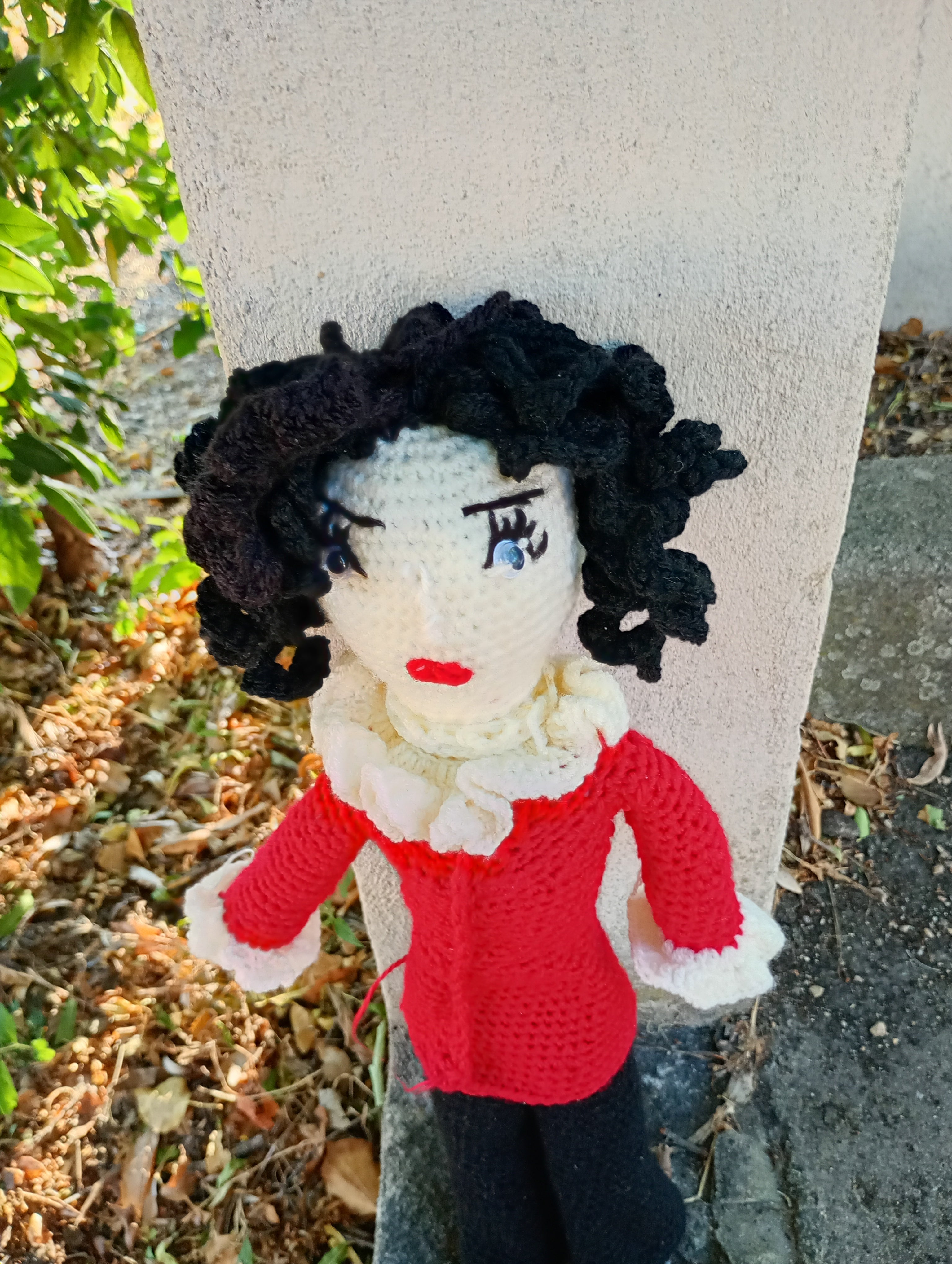 Poupe exsclusive crochet George Sand 55cm