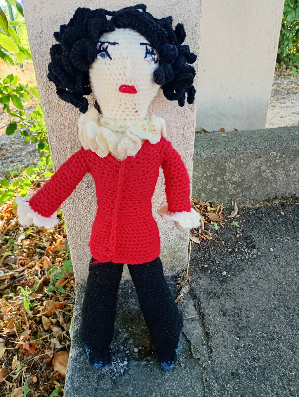 Poupe exsclusive crochet George Sand 55cm