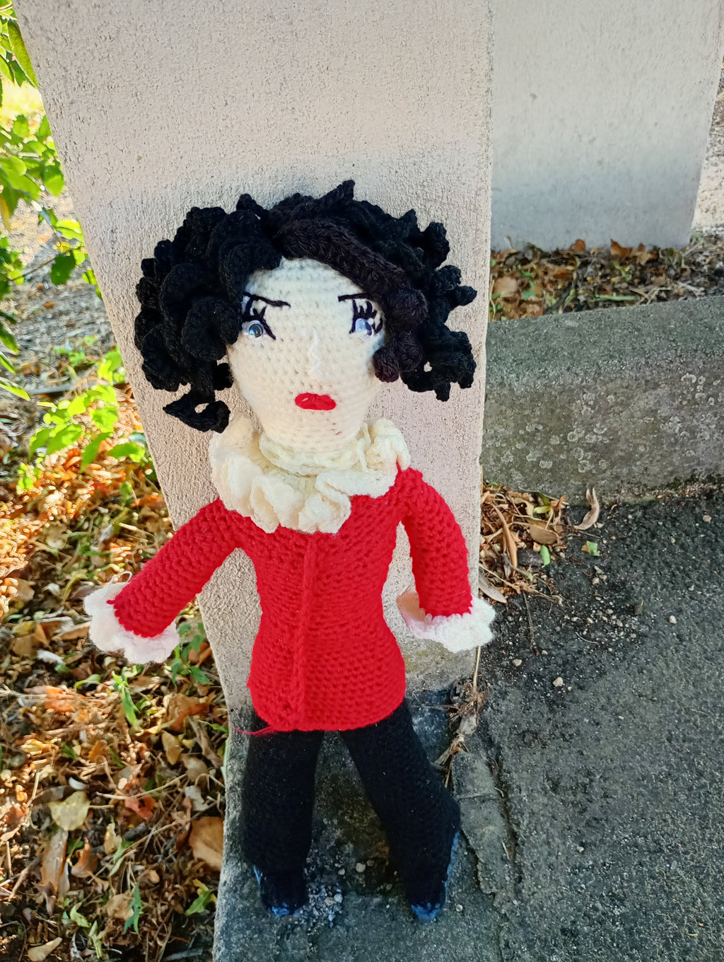 Poupe exsclusive crochet George Sand 55cm