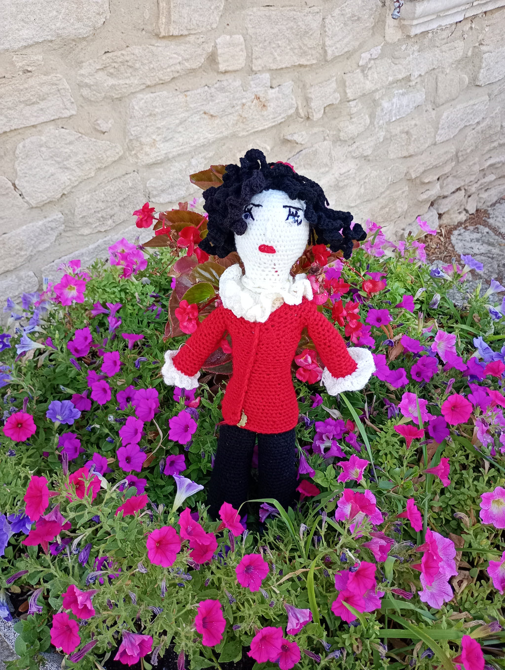 Poupe exsclusive crochet George Sand 55cm