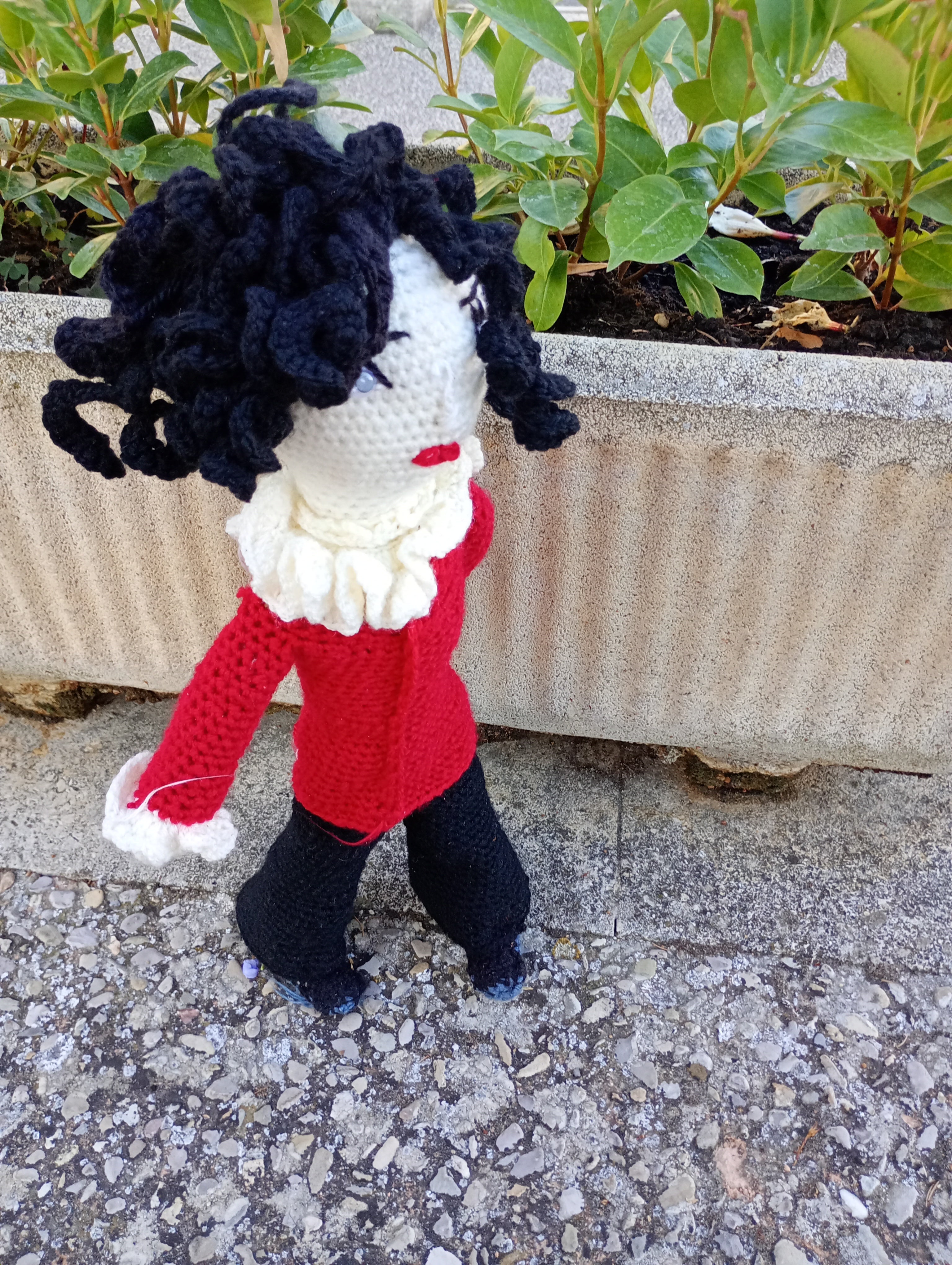 Poupe exsclusive crochet George Sand 55cm