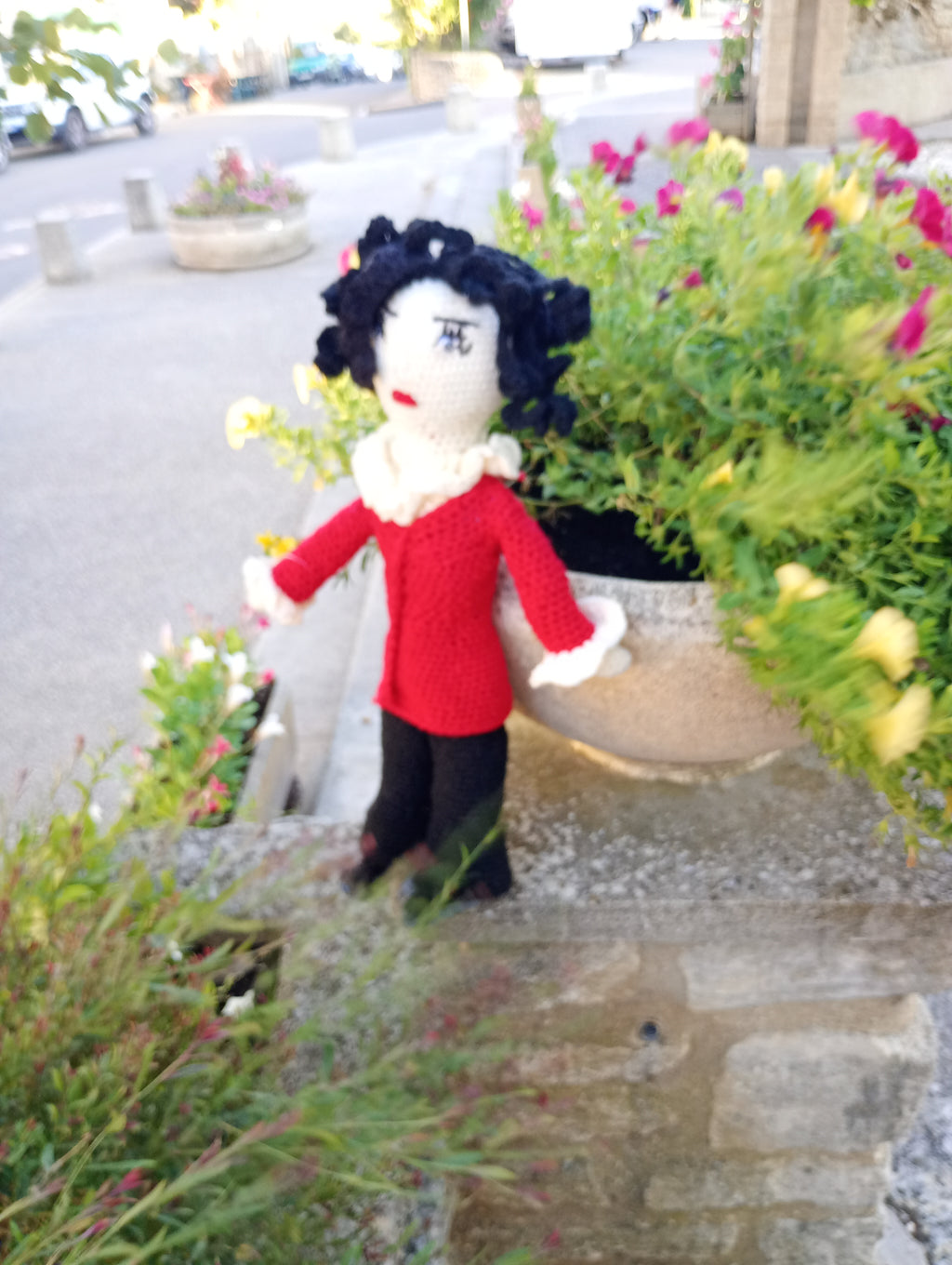 Poupe exsclusive crochet George Sand 55cm