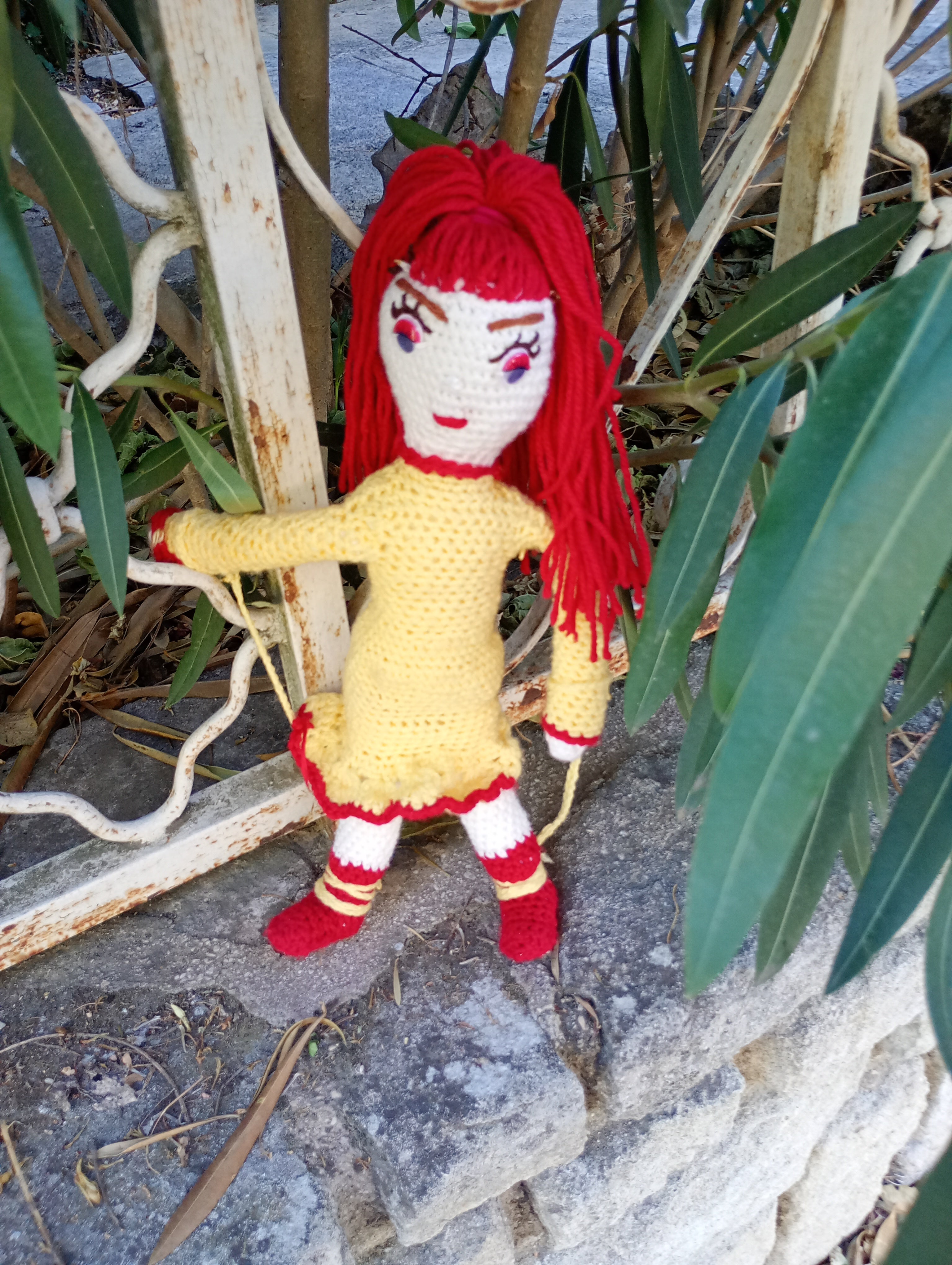 Poupe ecsclusive crochet Reborn from the Ashes35cm