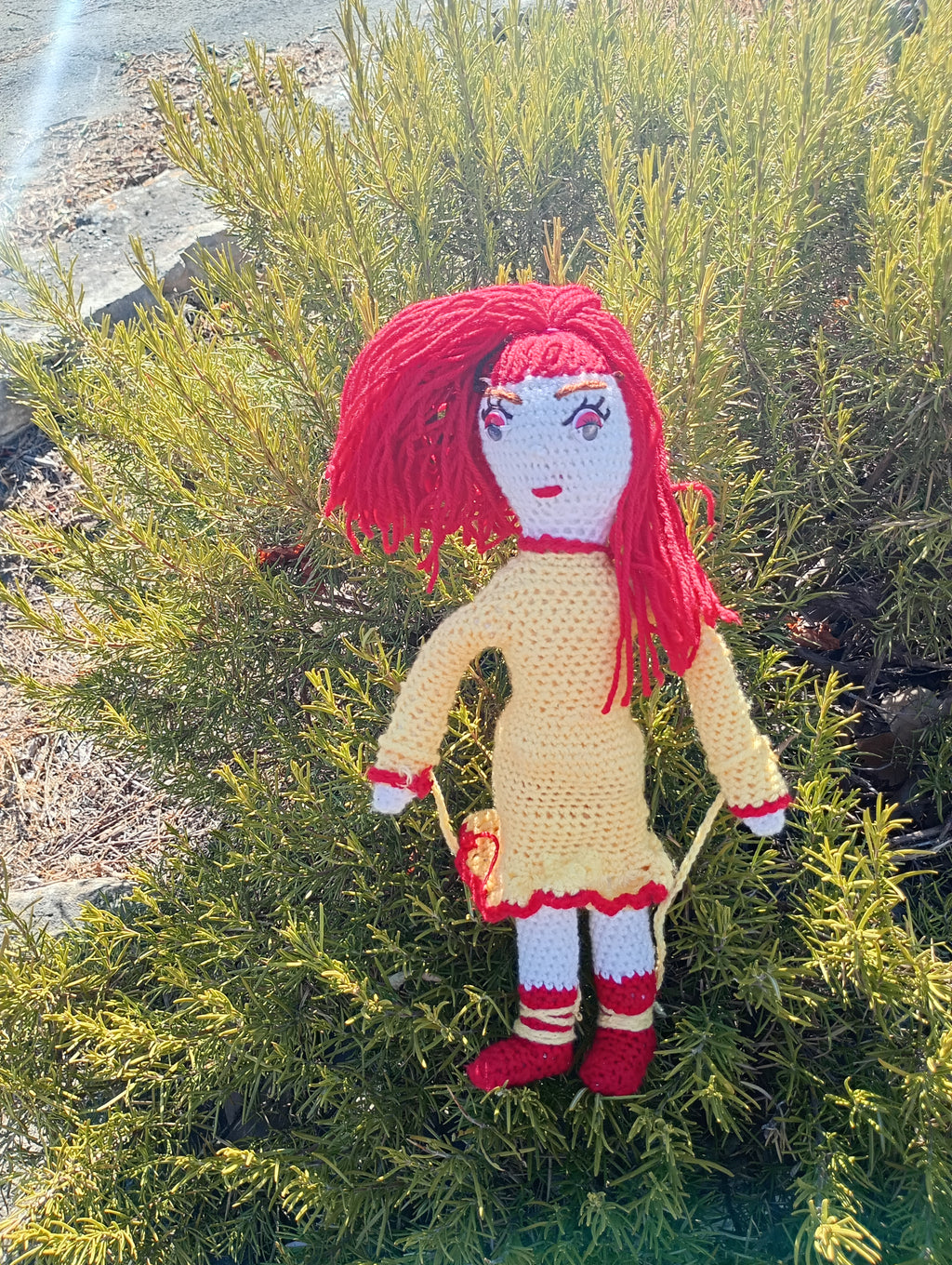 Poupe ecsclusive crochet Reborn from the Ashes35cm