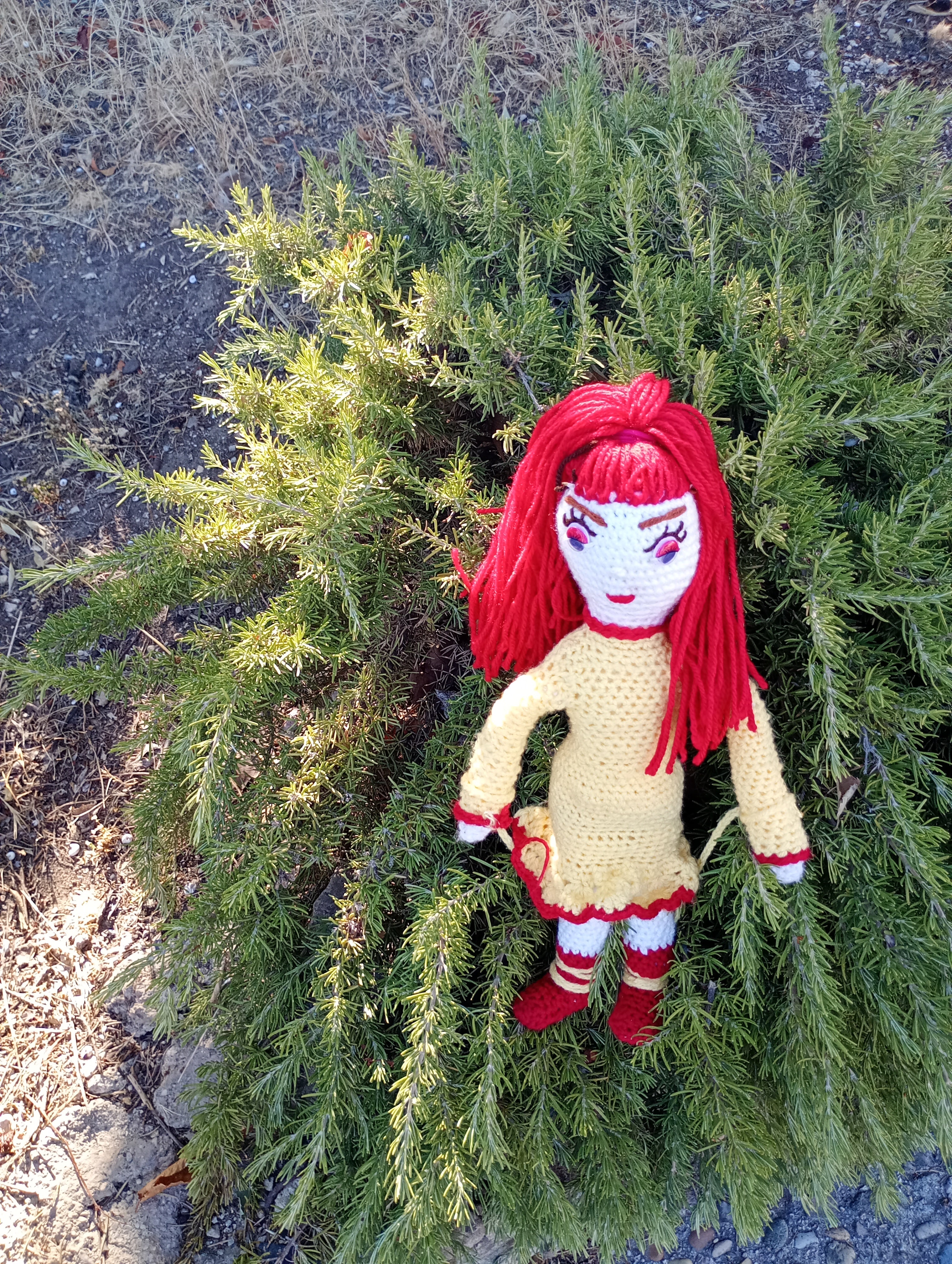 Poupe ecsclusive crochet Reborn from the Ashes35cm