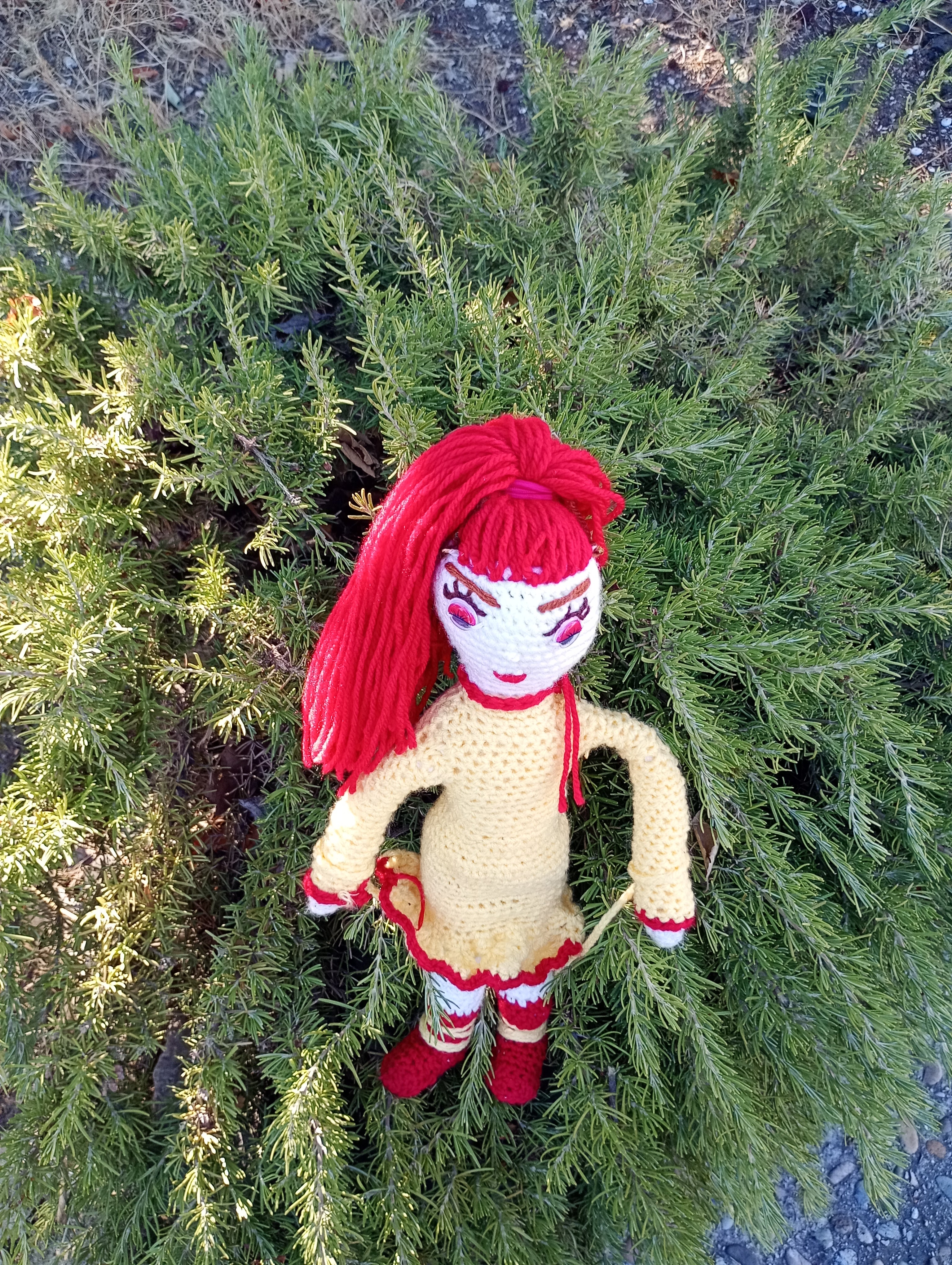 Poupe ecsclusive crochet Reborn from the Ashes35cm