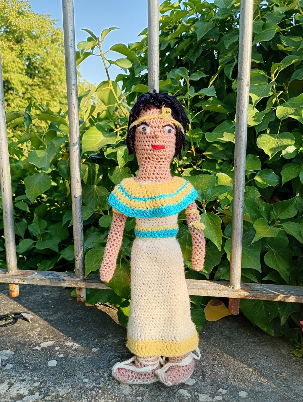 Poupe legend exsclusive crochet Cleopatre 50cm