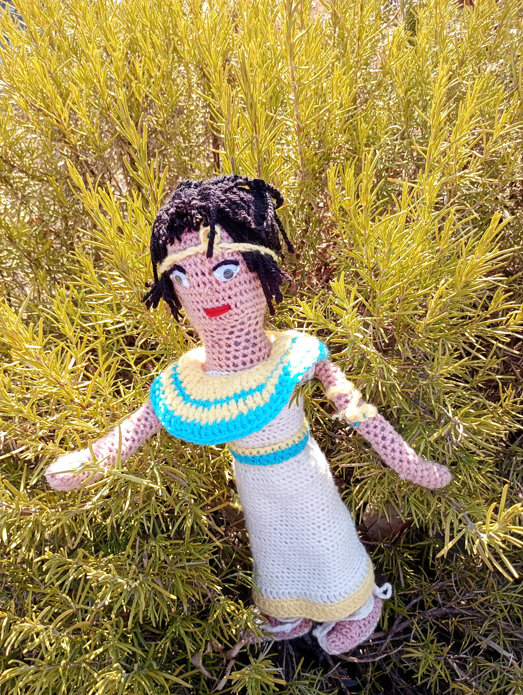 Poupe legend exsclusive crochet Cleopatre 50cm