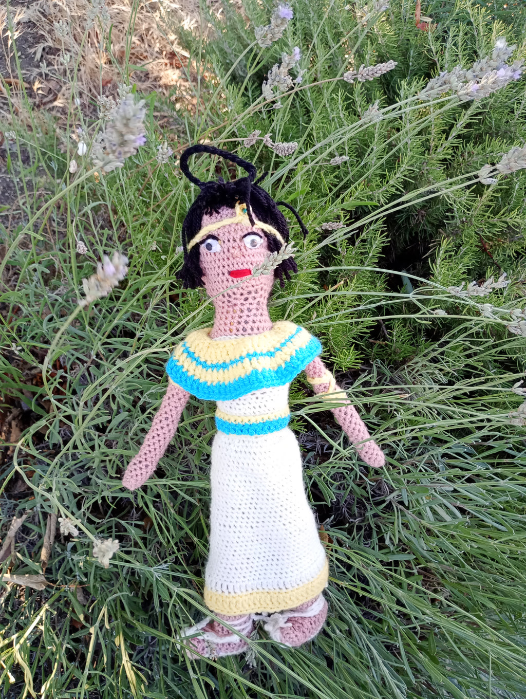 Poupe legend exsclusive crochet Cleopatre 50cm