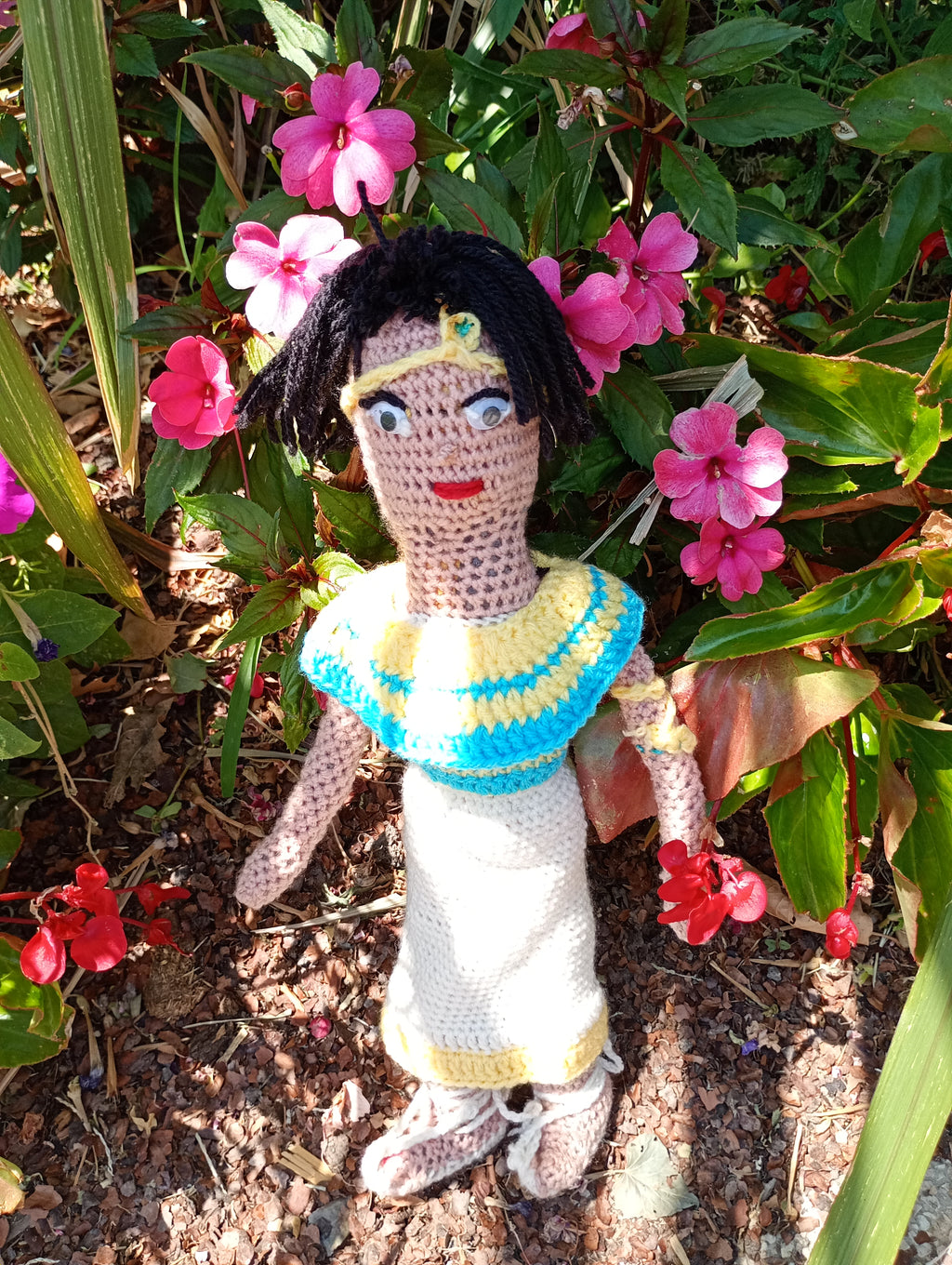 Poupe legend exsclusive crochet Cleopatre 50cm