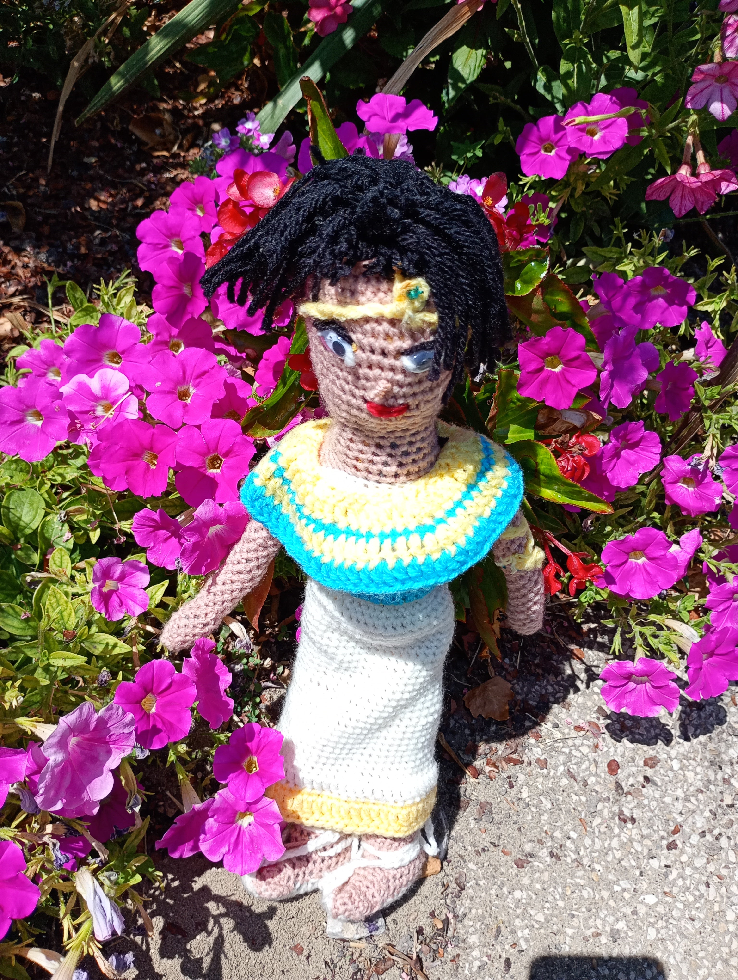 Poupe legend exsclusive crochet Cleopatre 50cm