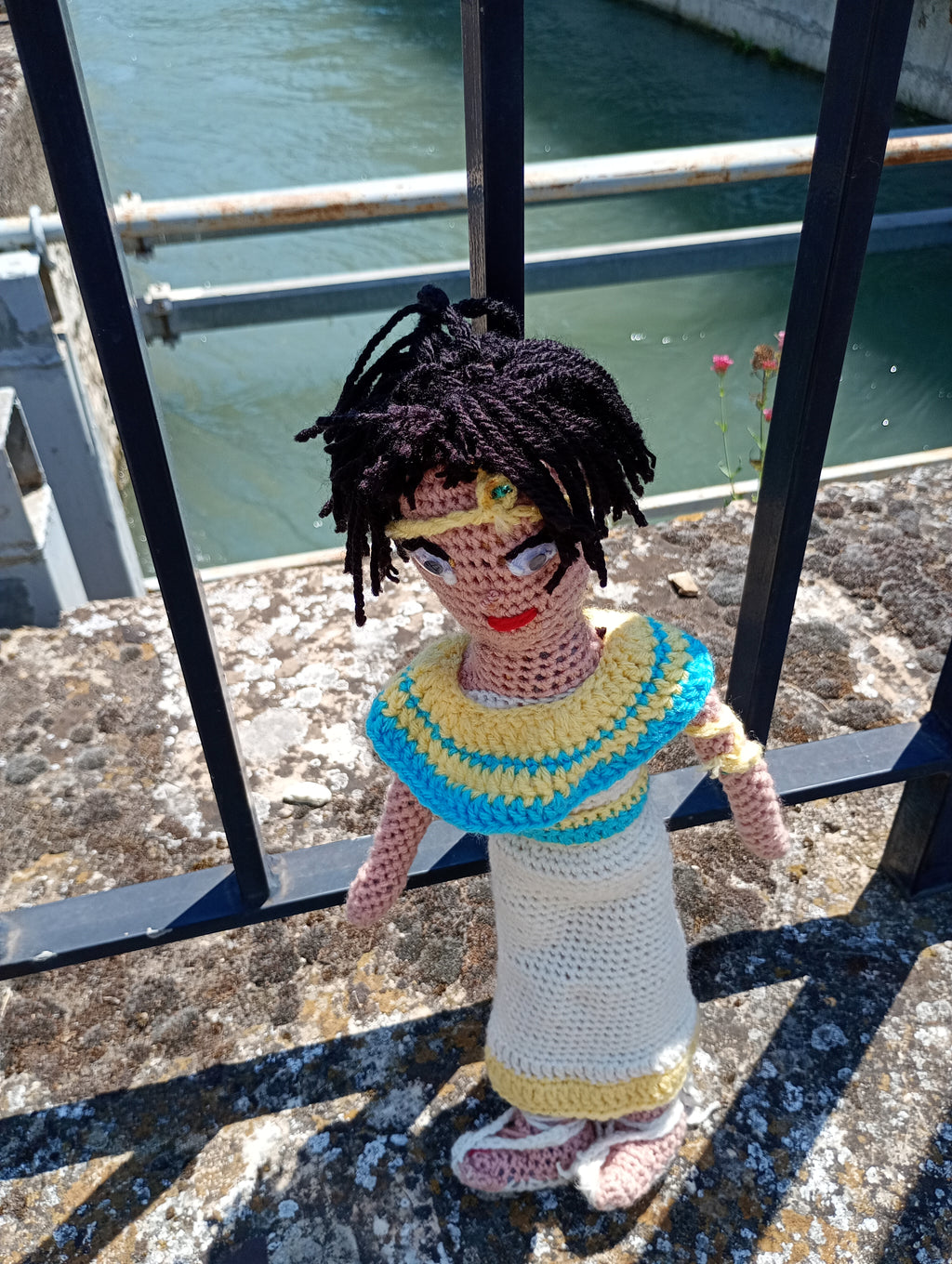 Poupe legend exsclusive crochet Cleopatre 50cm