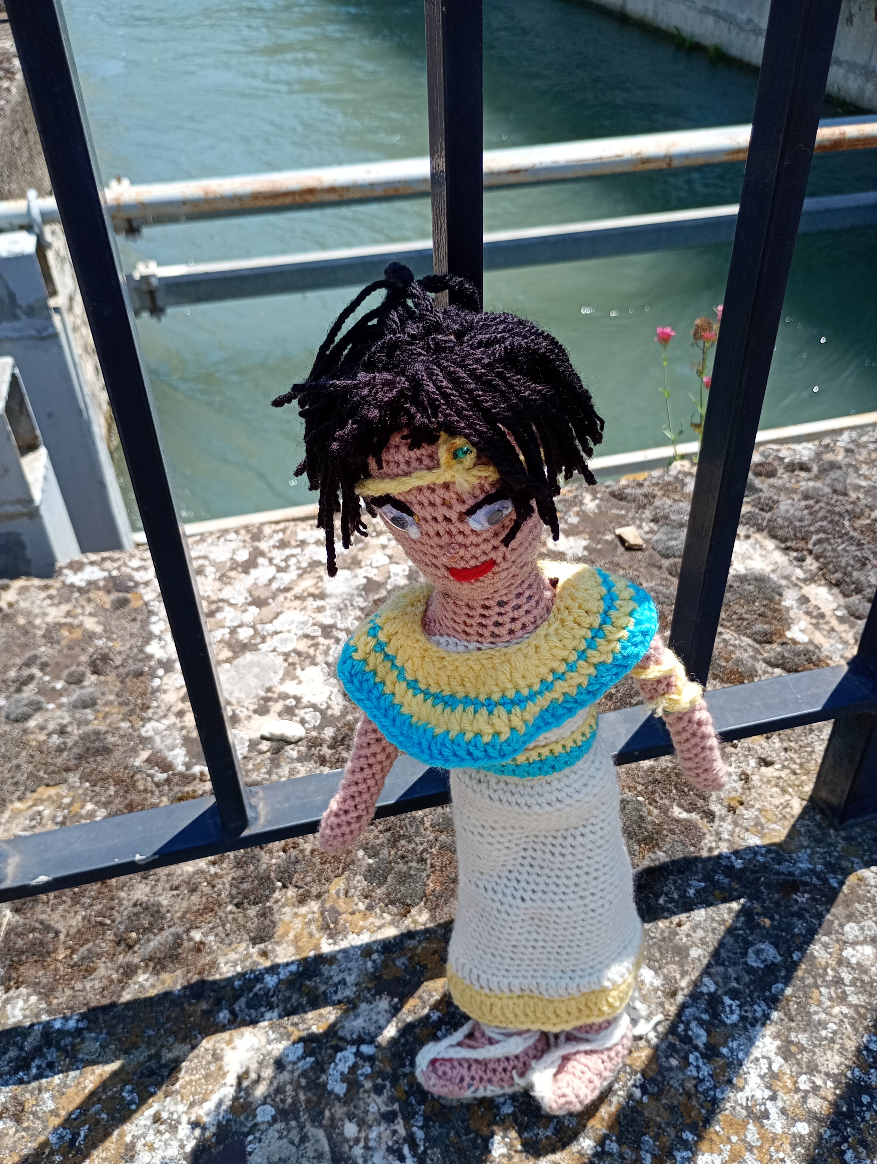 Poupe legend exsclusive crochet Cleopatre 50cm