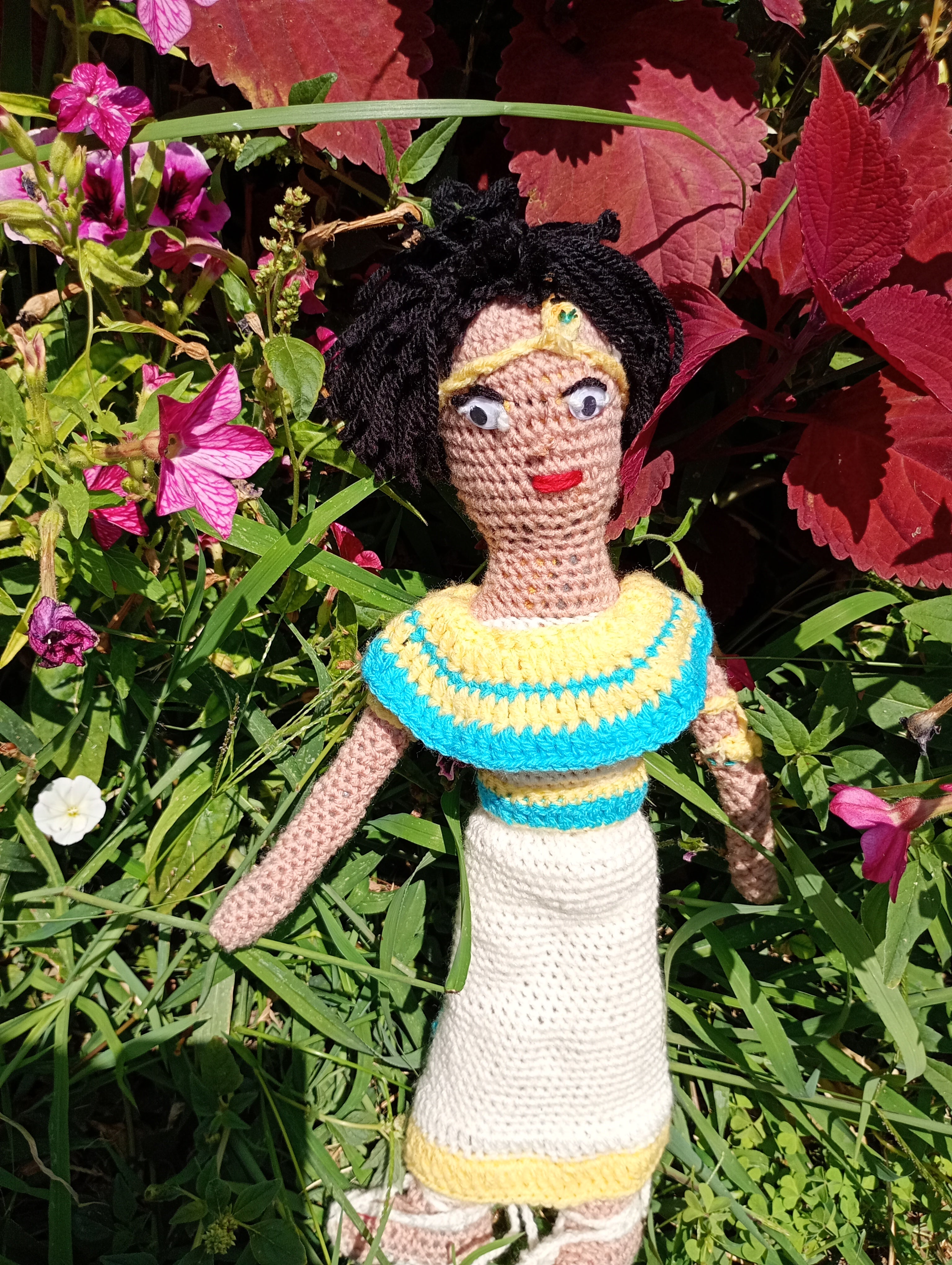 Poupe legend exsclusive crochet Cleopatre 50cm