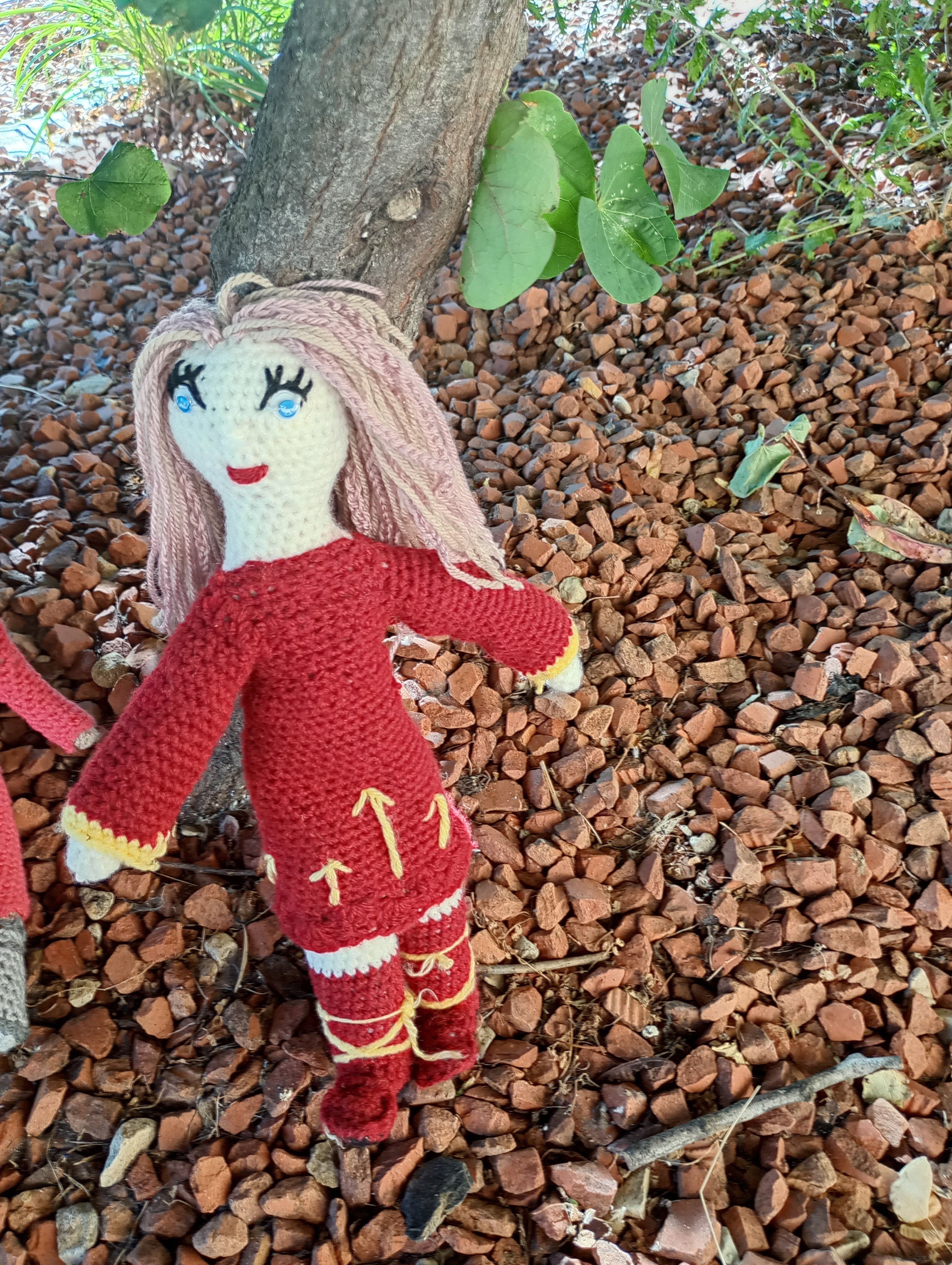 Poupe exsclusive crochet  just a gerl ing from the Asches 35cm