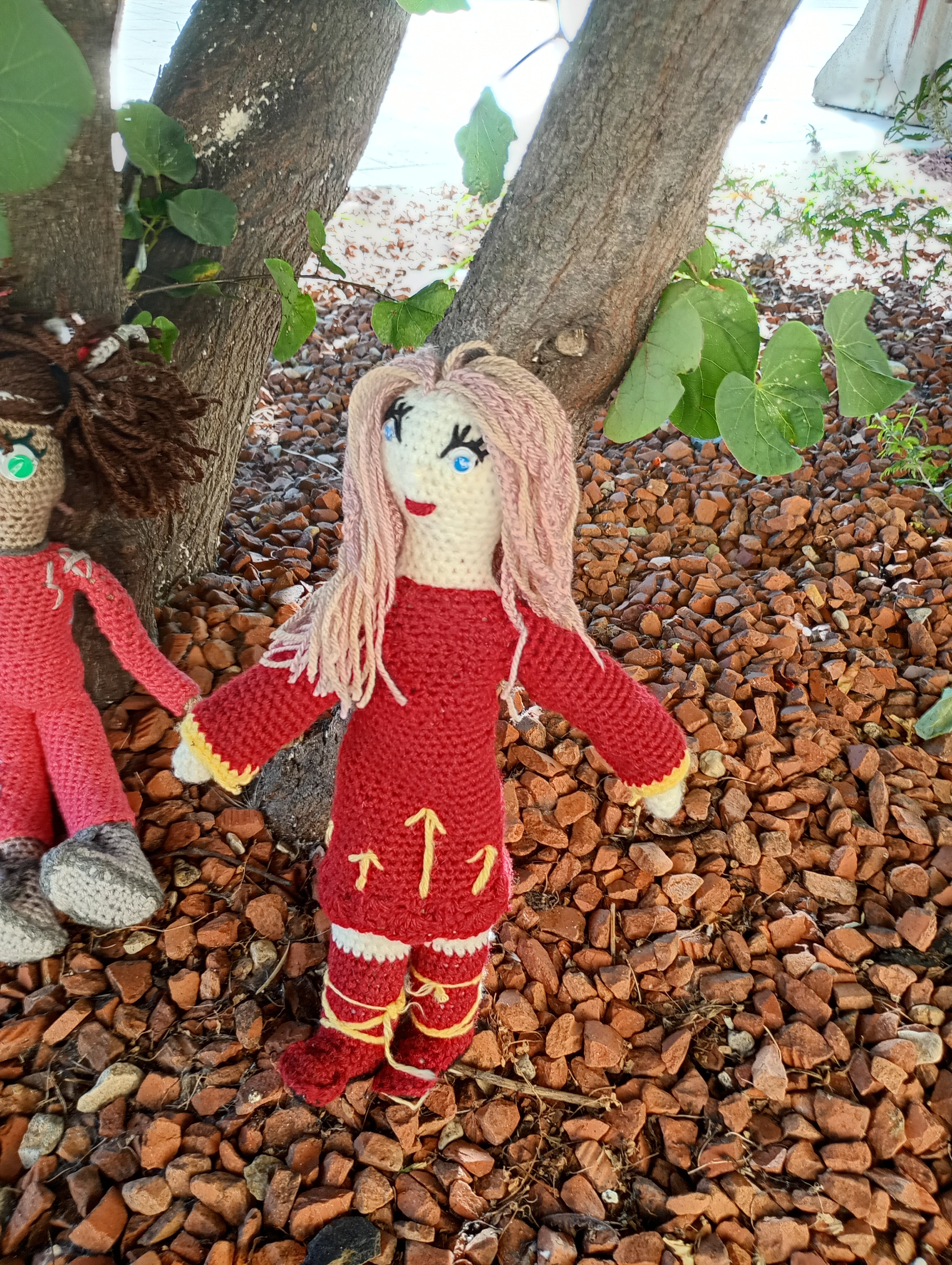 Poupe exsclusive crochet  just a gerl ing from the Asches 35cm