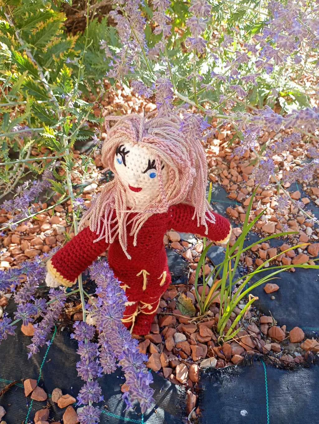 Poupe exsclusive crochet  just a gerl ing from the Asches 35cm