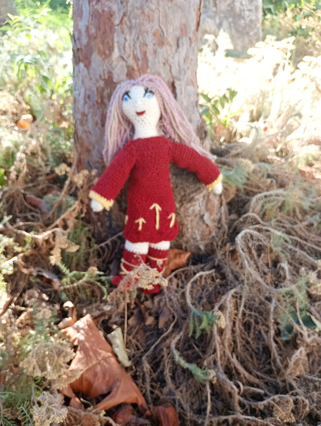 Poupe exsclusive crochet  just a gerl ing from the Asches 35cm