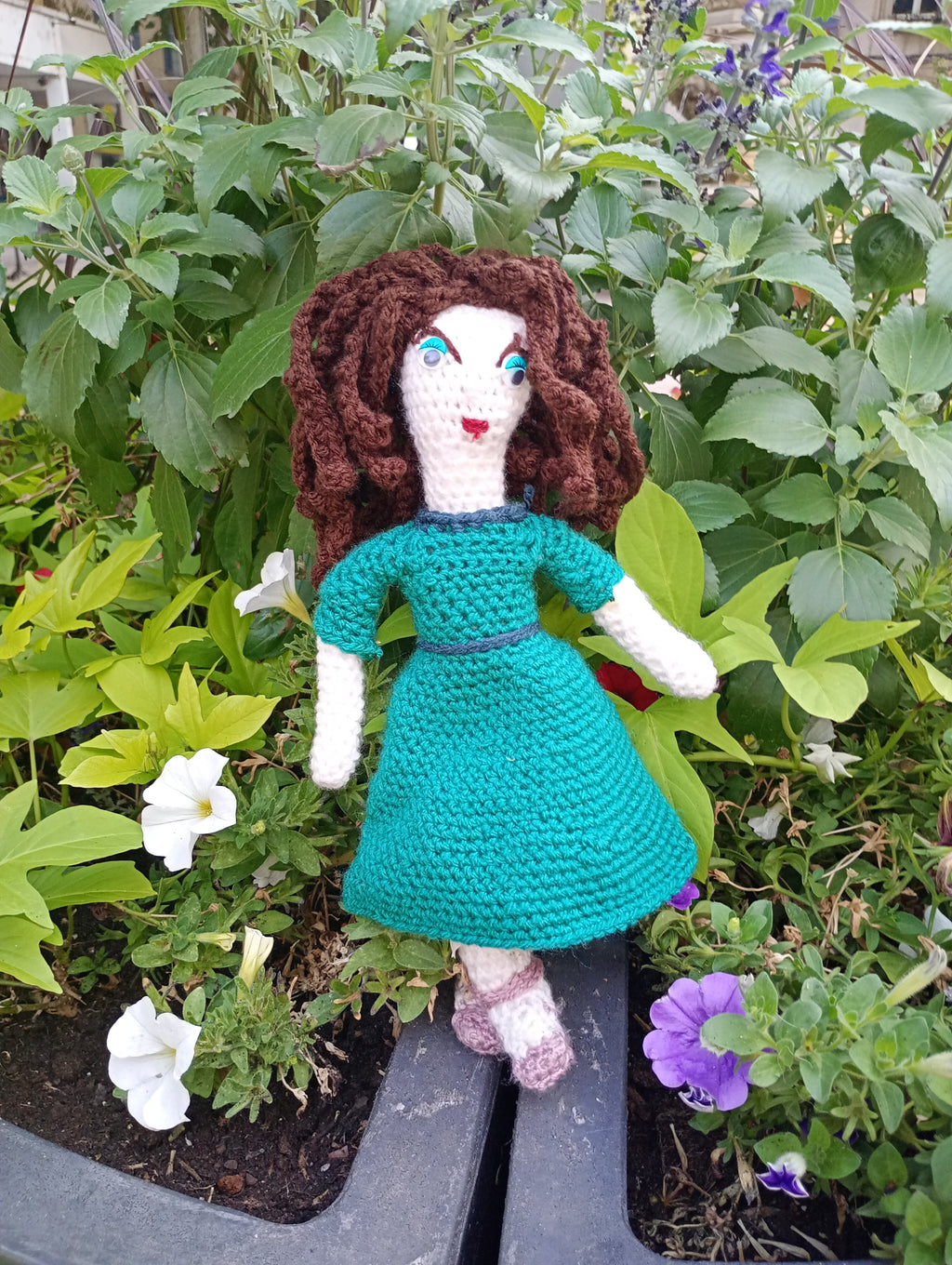 Poupe exsclusive crochet  Jacqueline Roque 35cm