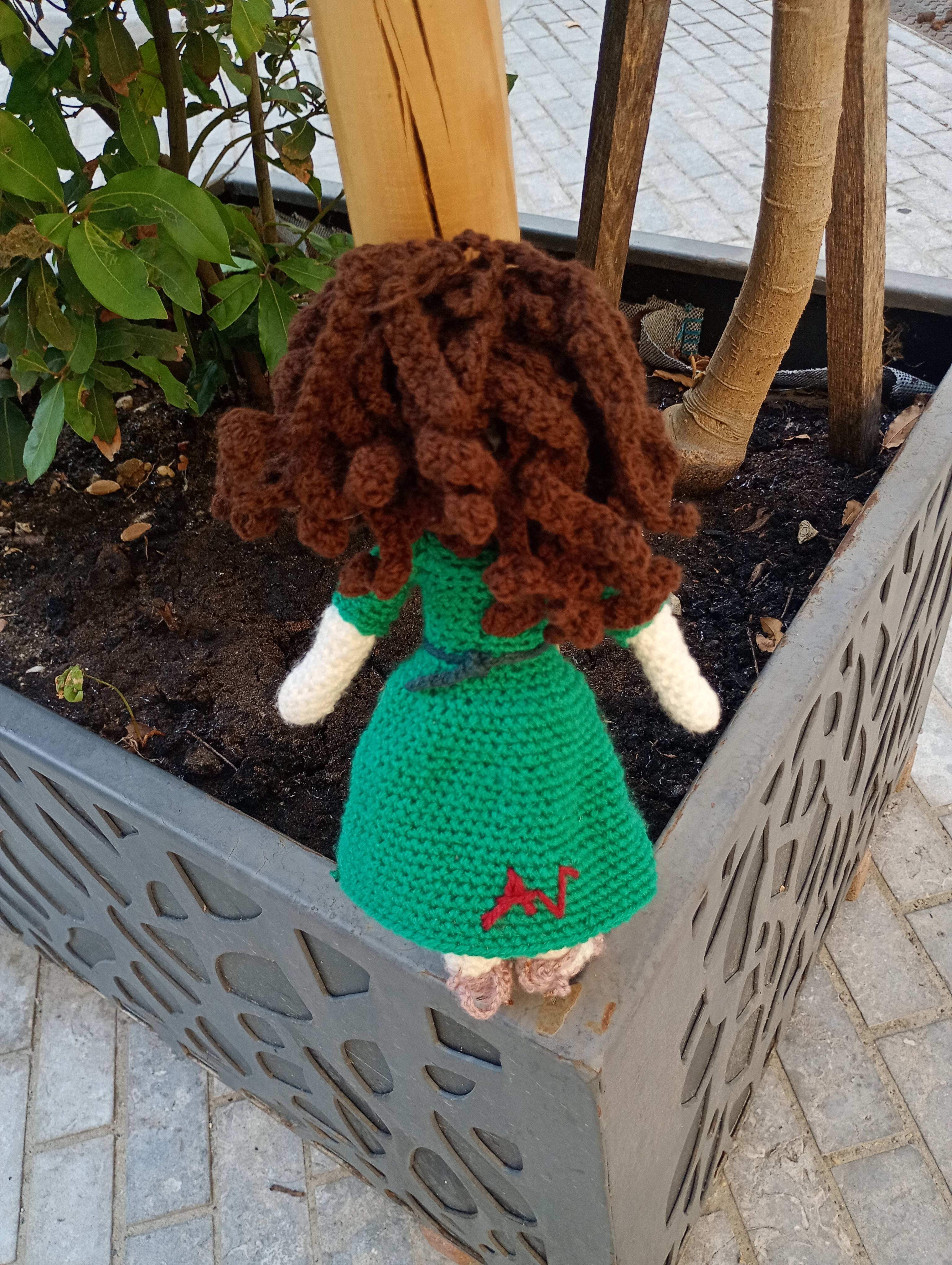 Poupe exsclusive crochet  Jacqueline Roque 35cm