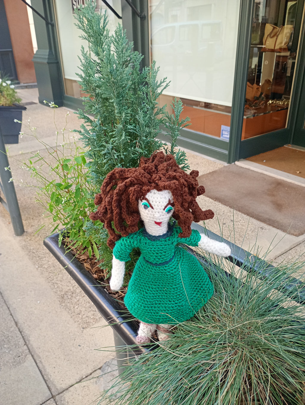 Poupe exsclusive crochet  Jacqueline Roque 35cm