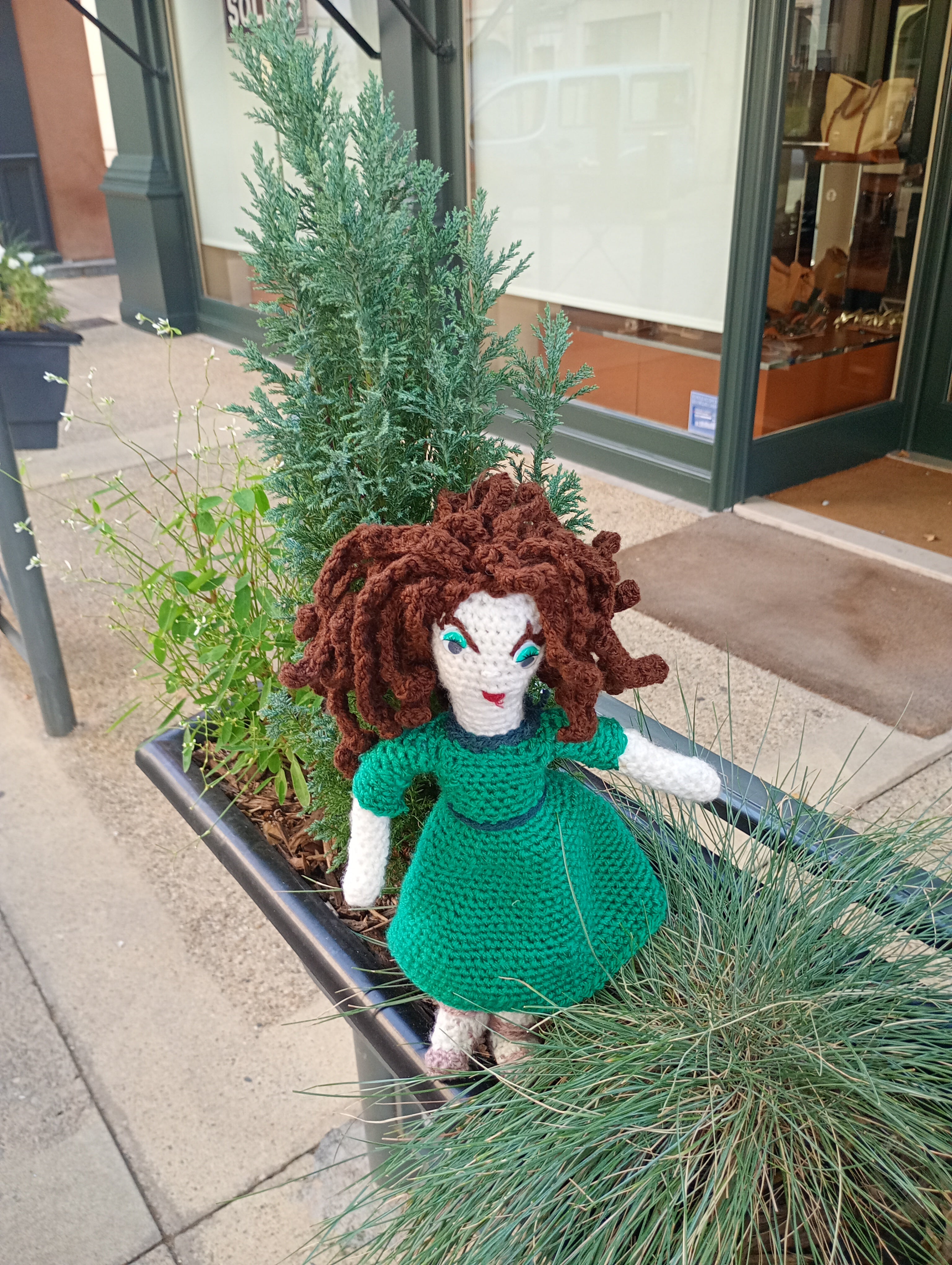 Poupe exsclusive crochet  Jacqueline Roque 35cm