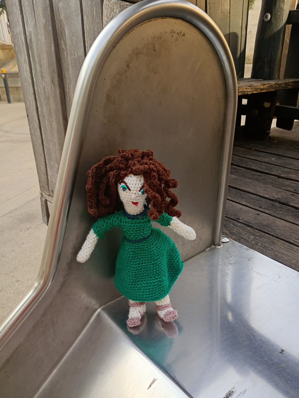 Poupe exsclusive crochet  Jacqueline Roque 35cm