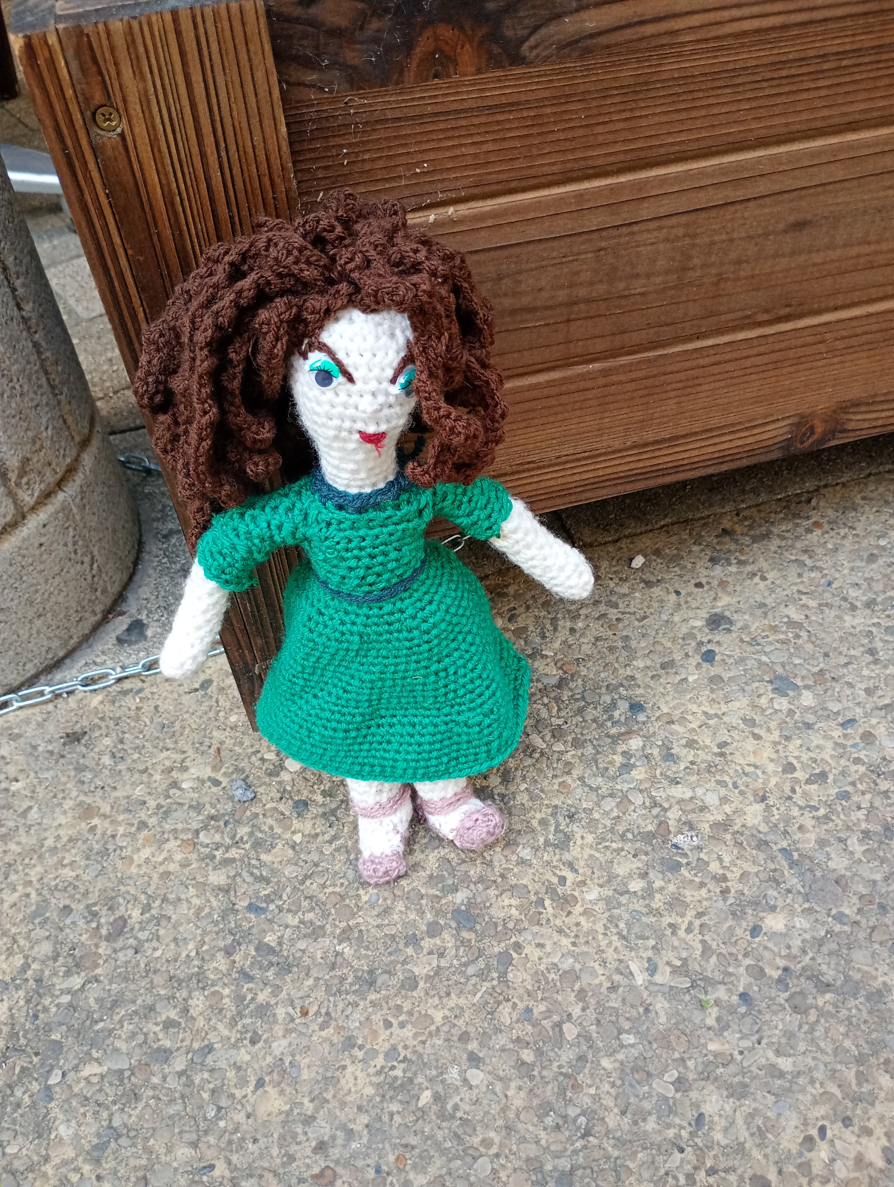 Poupe exsclusive crochet  Jacqueline Roque 35cm