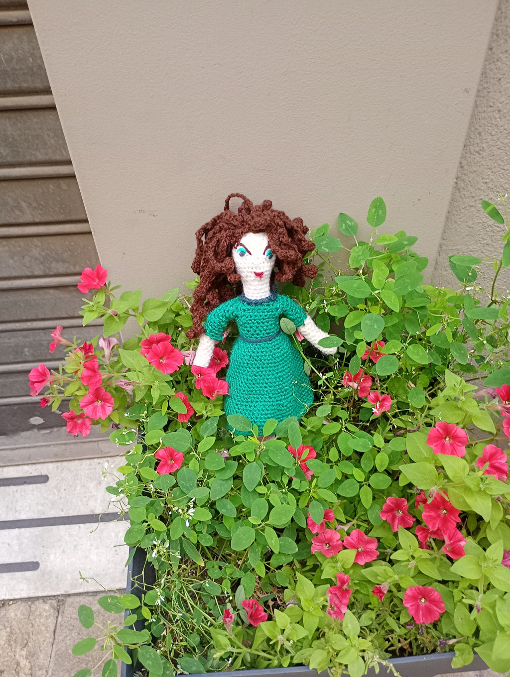 Poupe exsclusive crochet  Jacqueline Roque 35cm