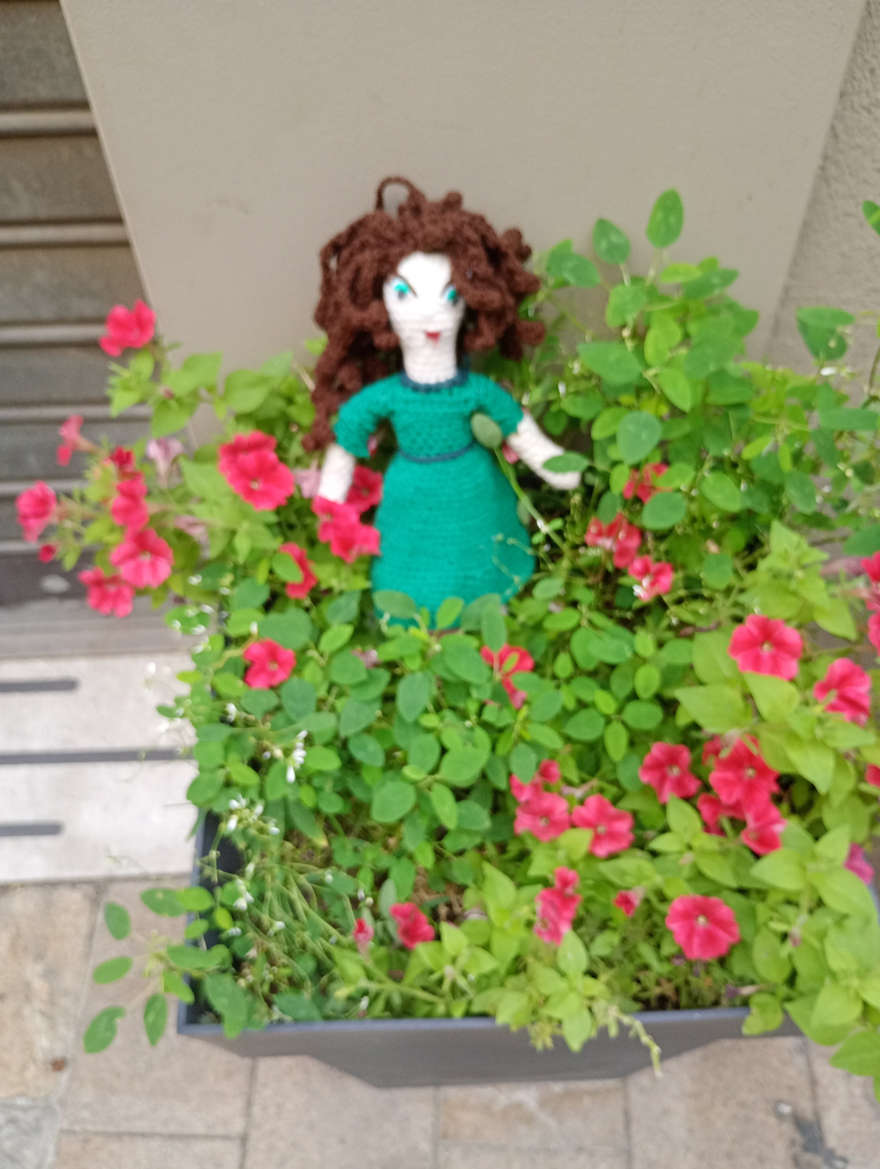 Poupe exsclusive crochet  Jacqueline Roque 35cm