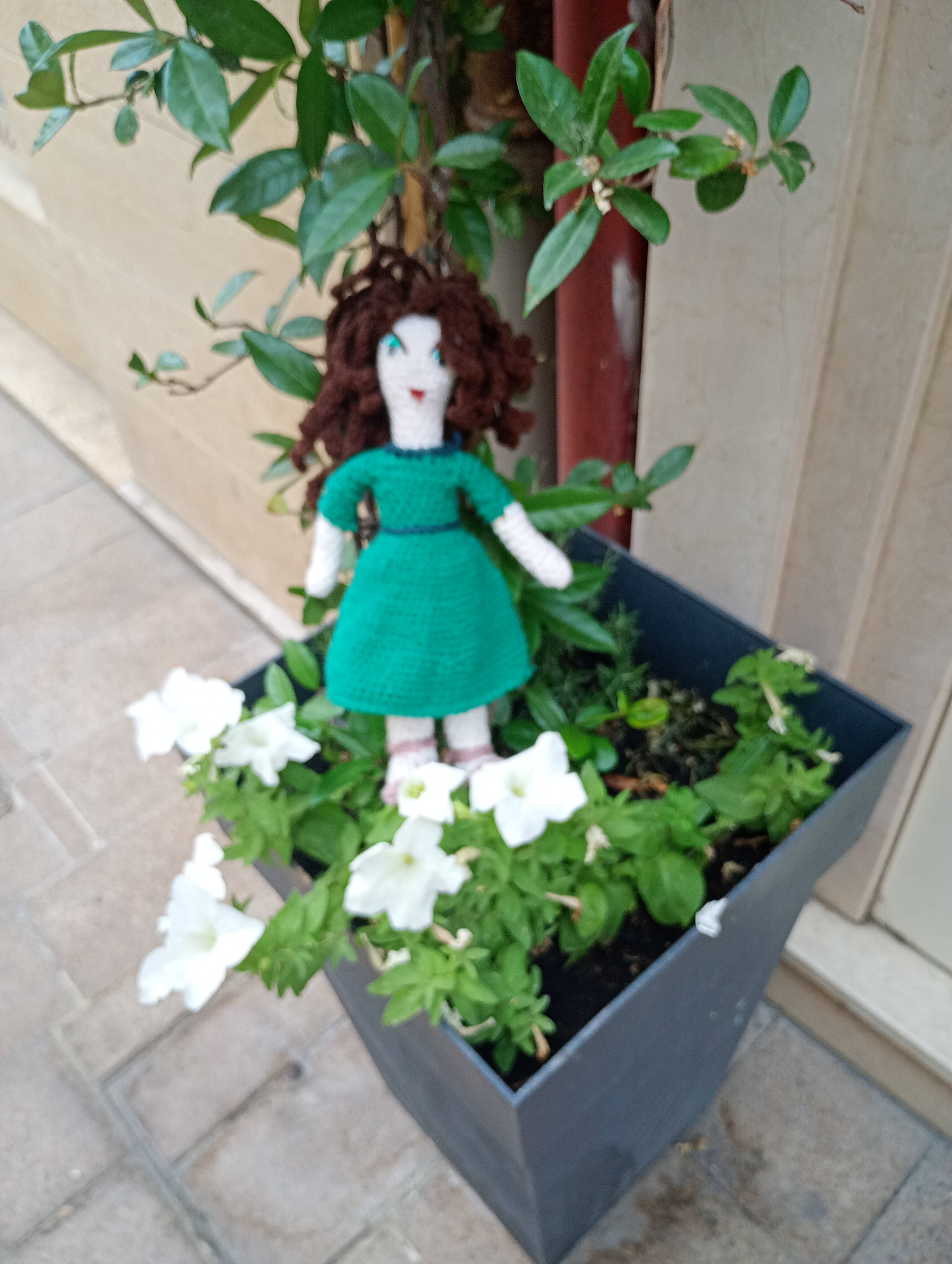 Poupe exsclusive crochet  Jacqueline Roque 35cm