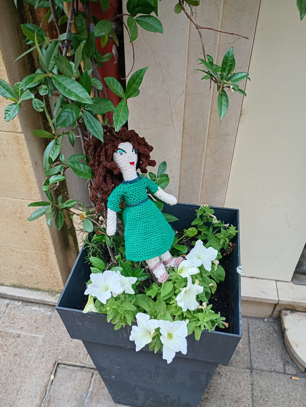 Poupe exsclusive crochet  Jacqueline Roque 35cm