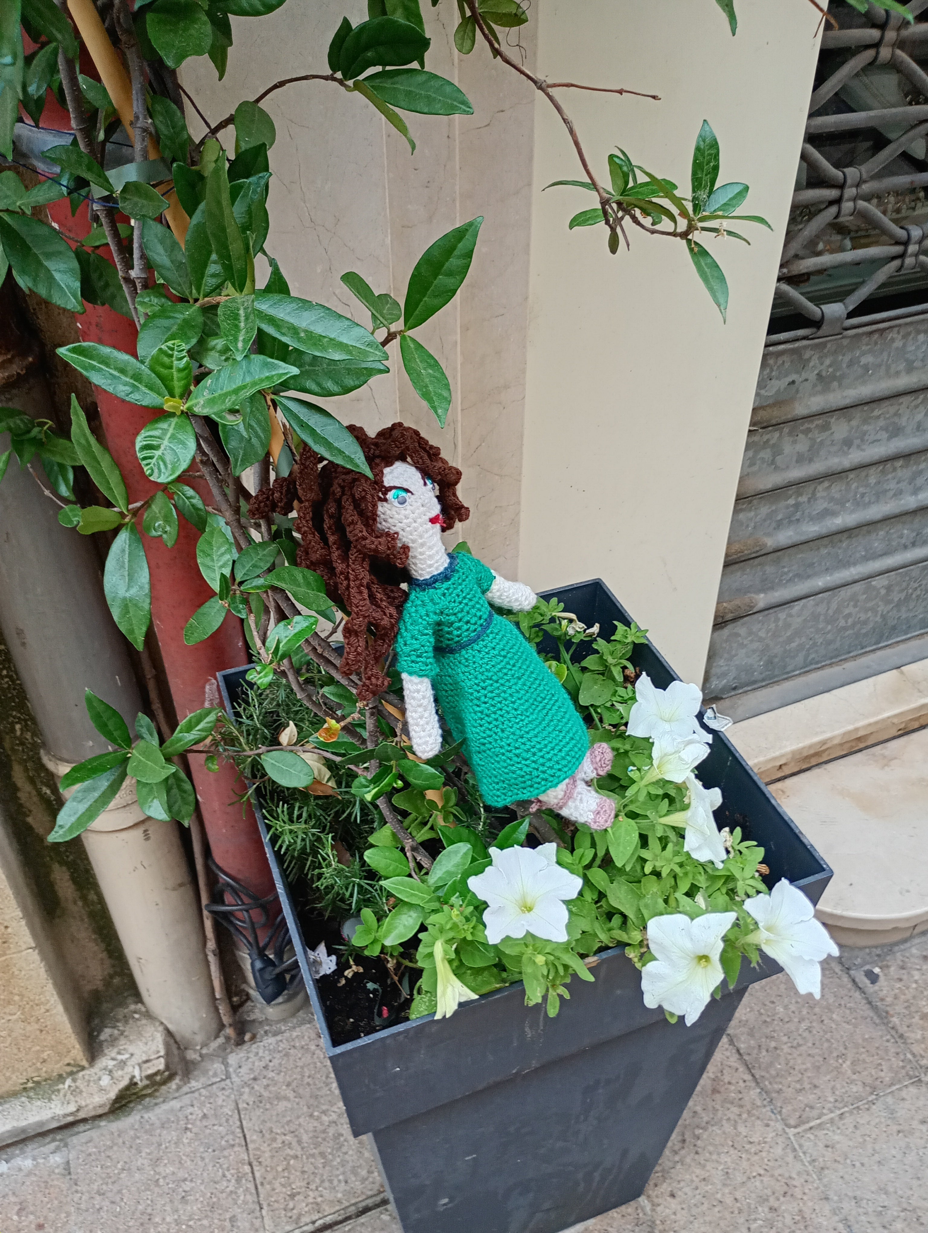 Poupe exsclusive crochet  Jacqueline Roque 35cm