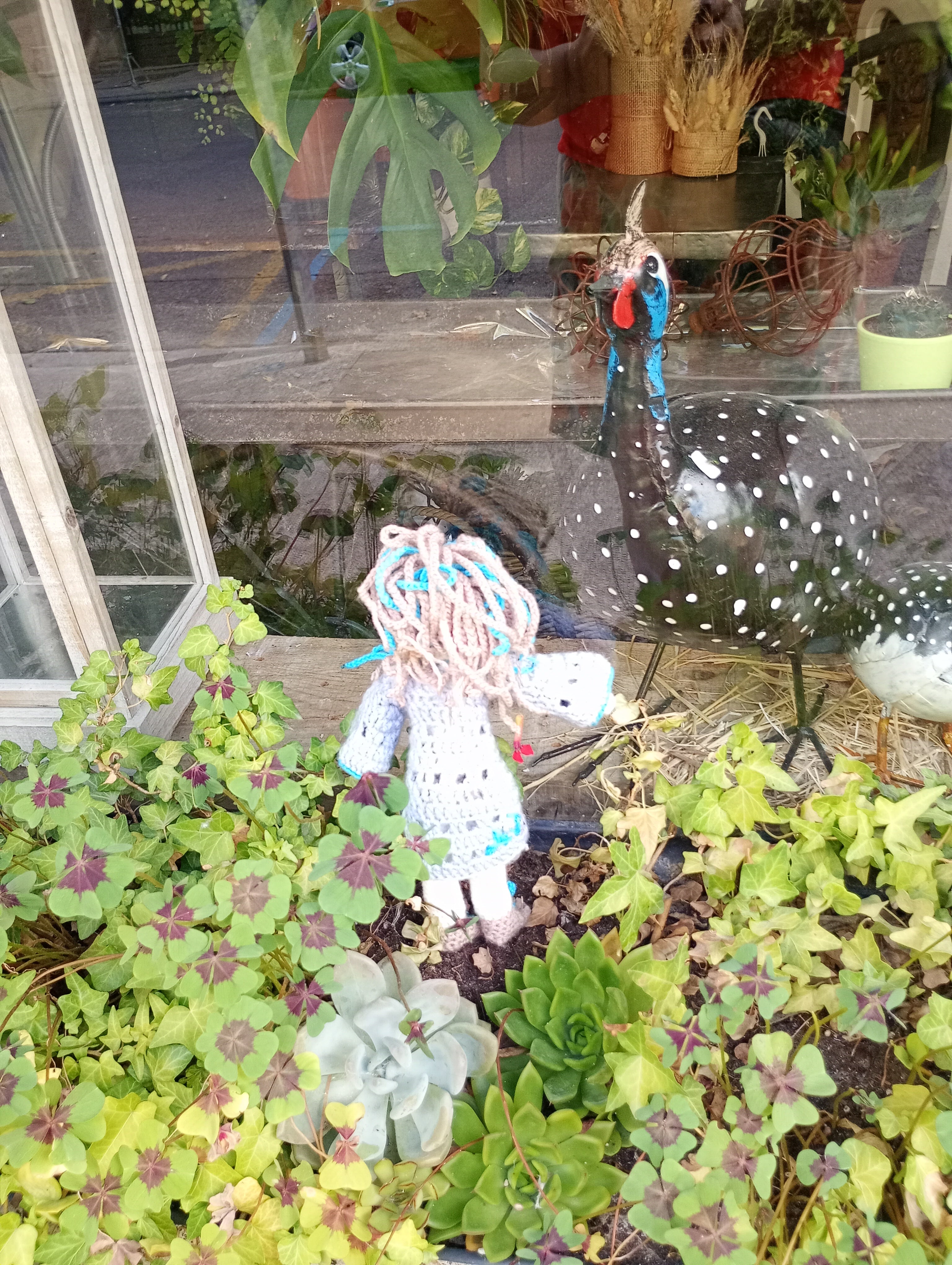 Poupee exsclisive crochet La Chercheuse 35cm