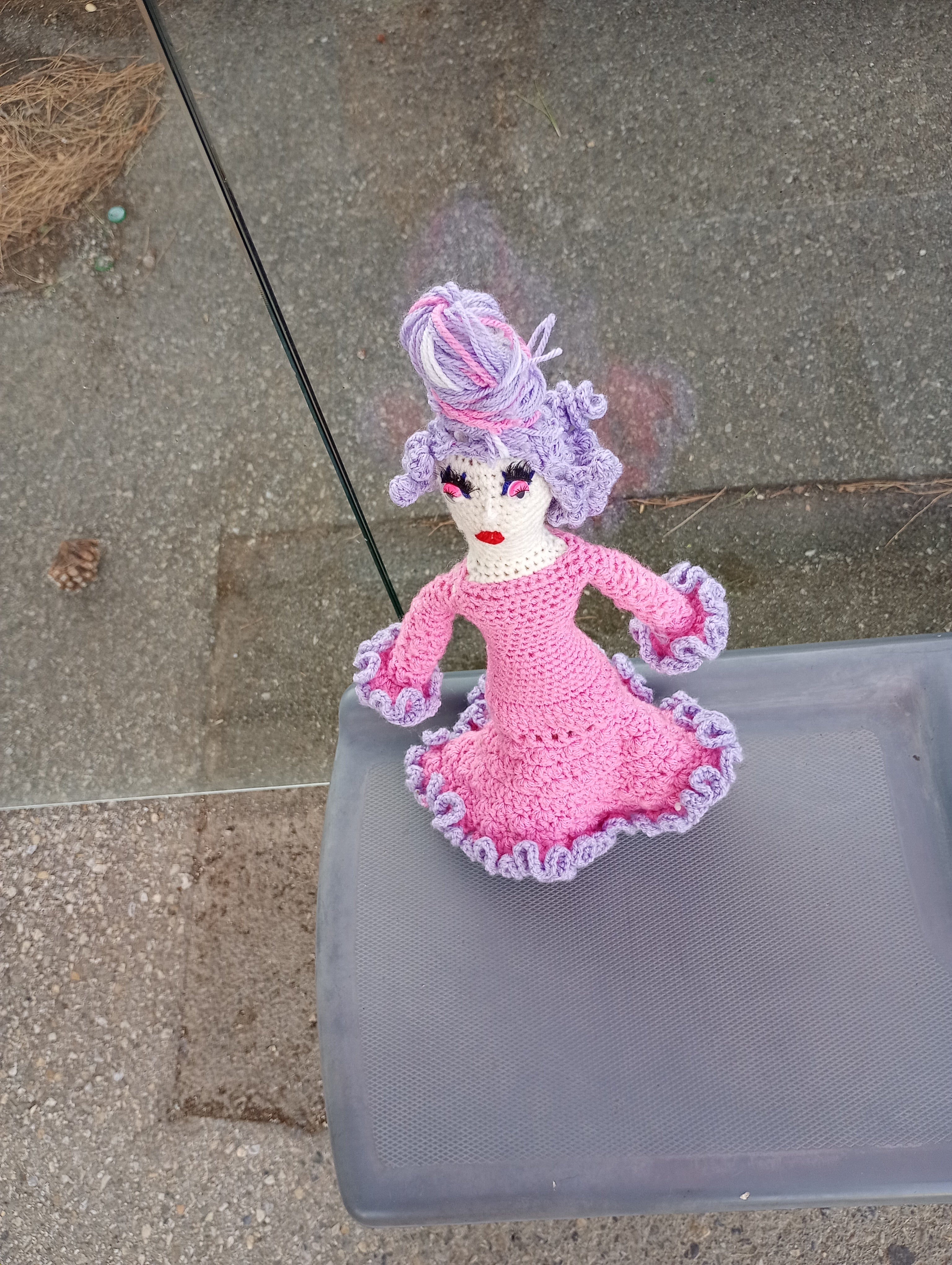 Poupe exsclusive crochet Dresm Kepper 35cm