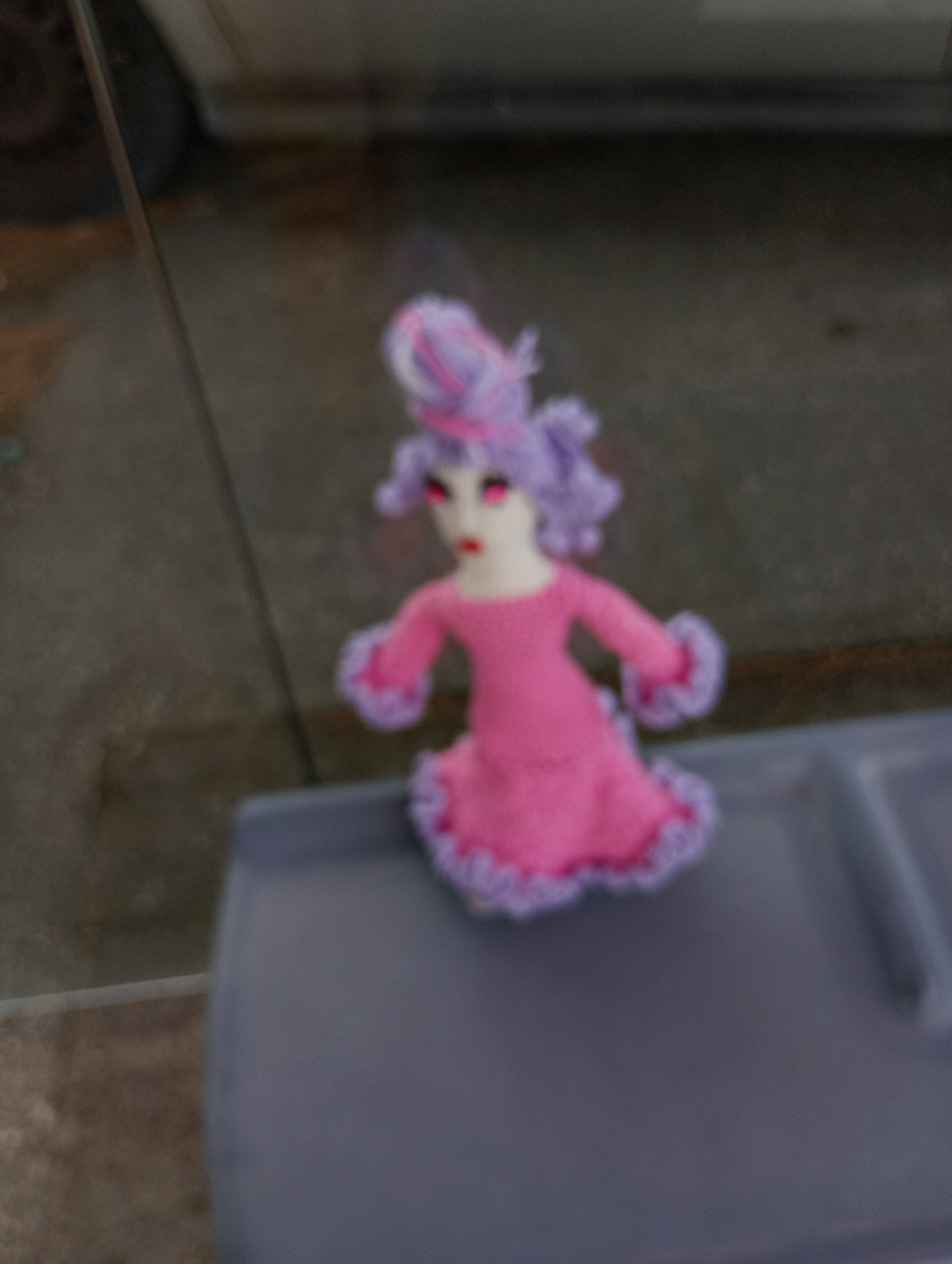 Poupe exsclusive crochet Dresm Kepper 35cm