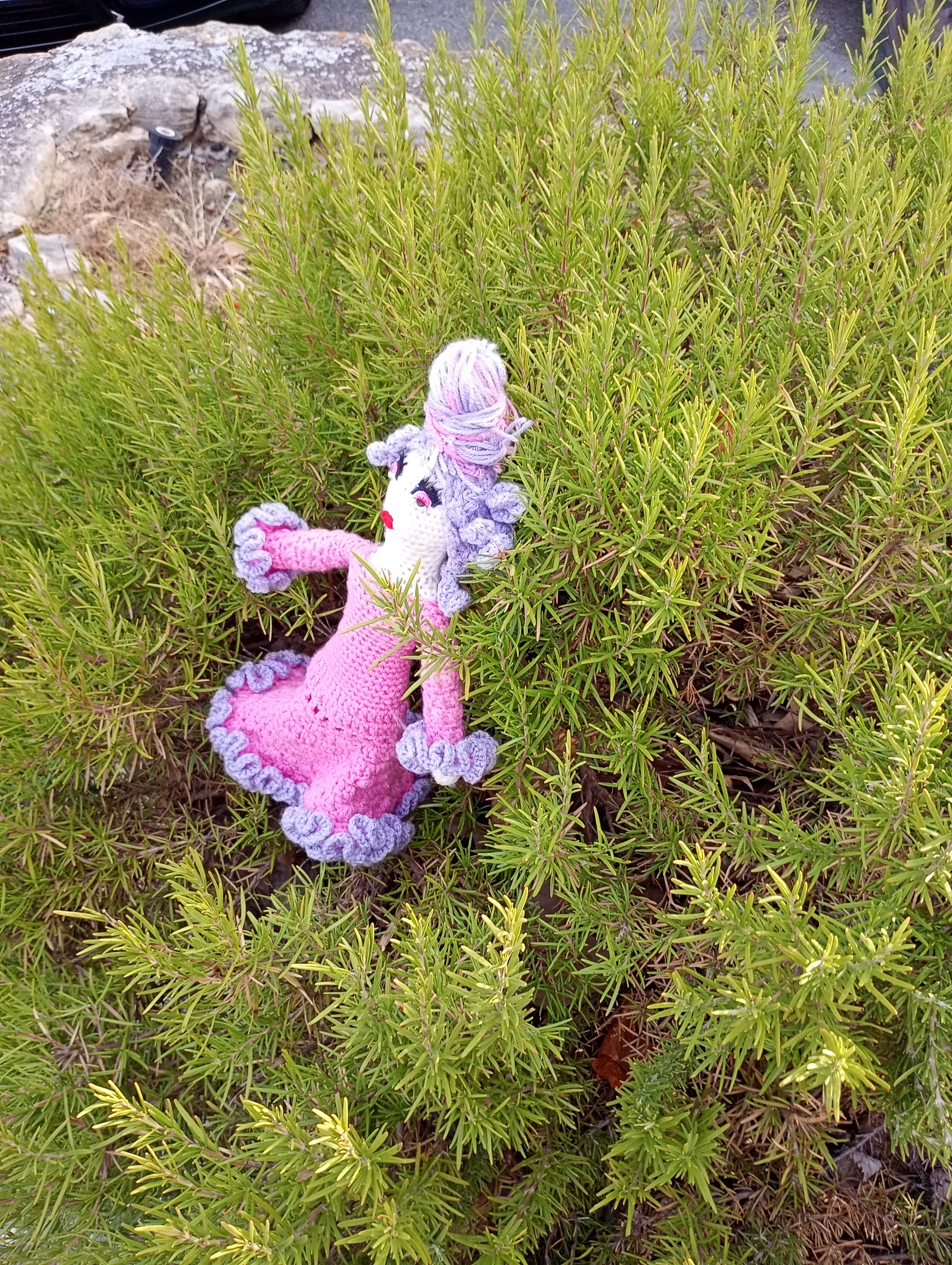 Poupe exsclusive crochet Dresm Kepper 35cm