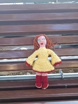 Poupees uniquemen crochet  Musrs gardiennrs dr l'ame 25cm-6musrs