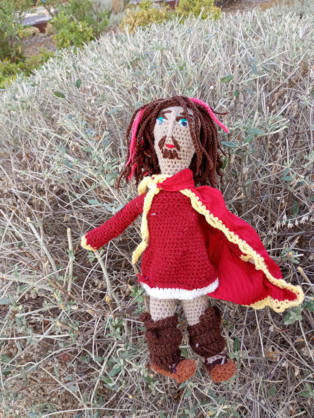 Poupe exsclusive crochet Charle Martel 50cm