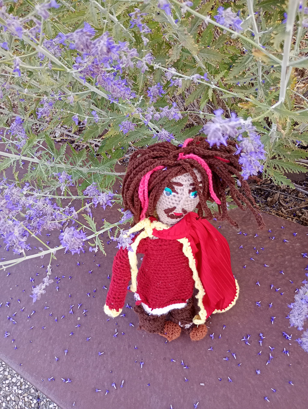 Poupe exsclusive crochet Charle Martel 50cm