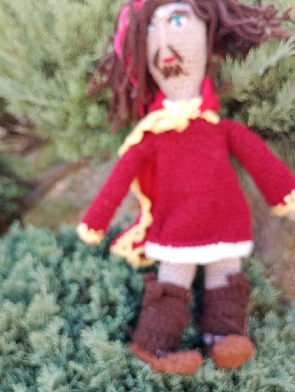 Poupe exsclusive crochet Charle Martel 50cm