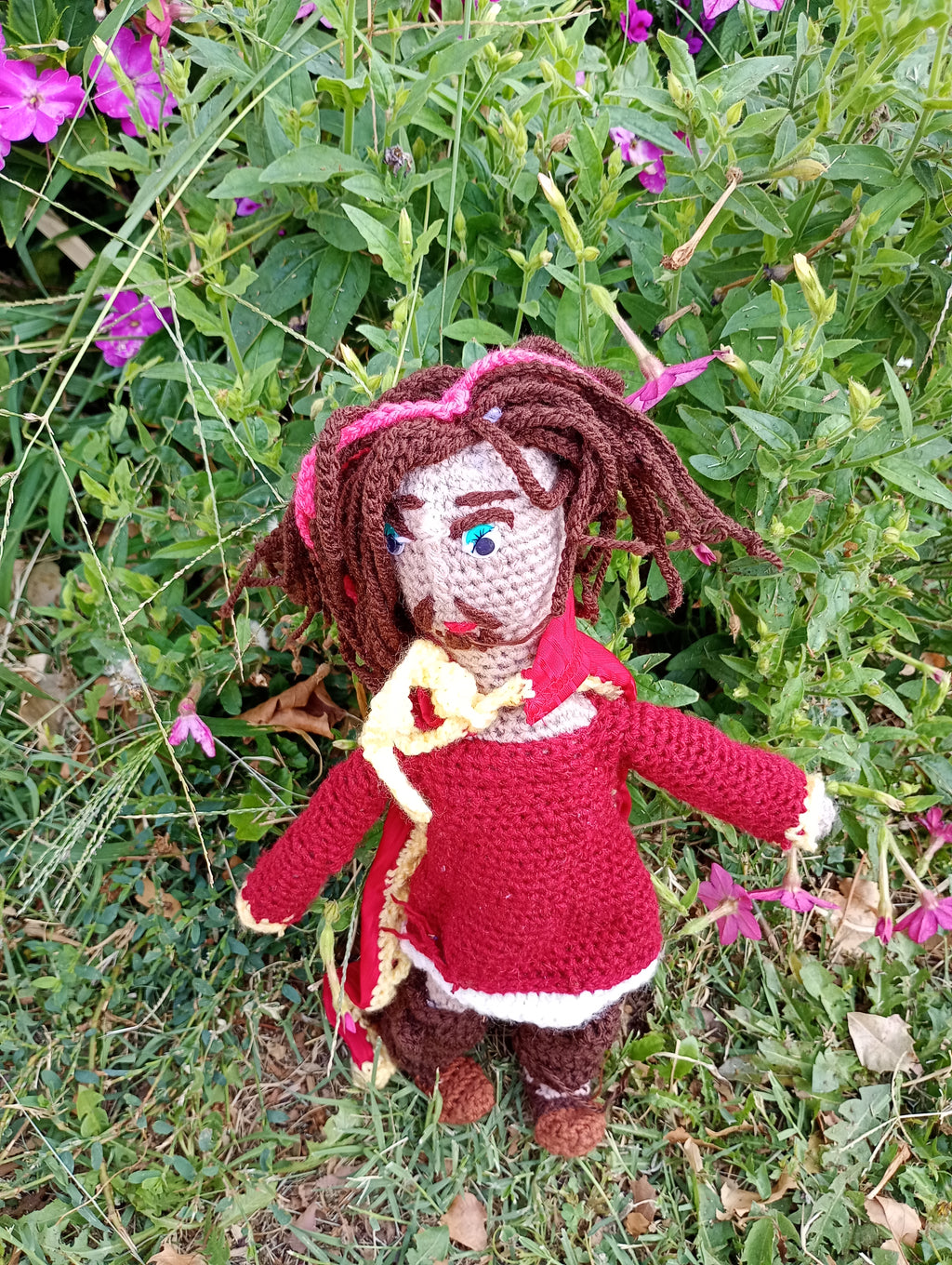 Poupe exsclusive crochet Charle Martel 50cm